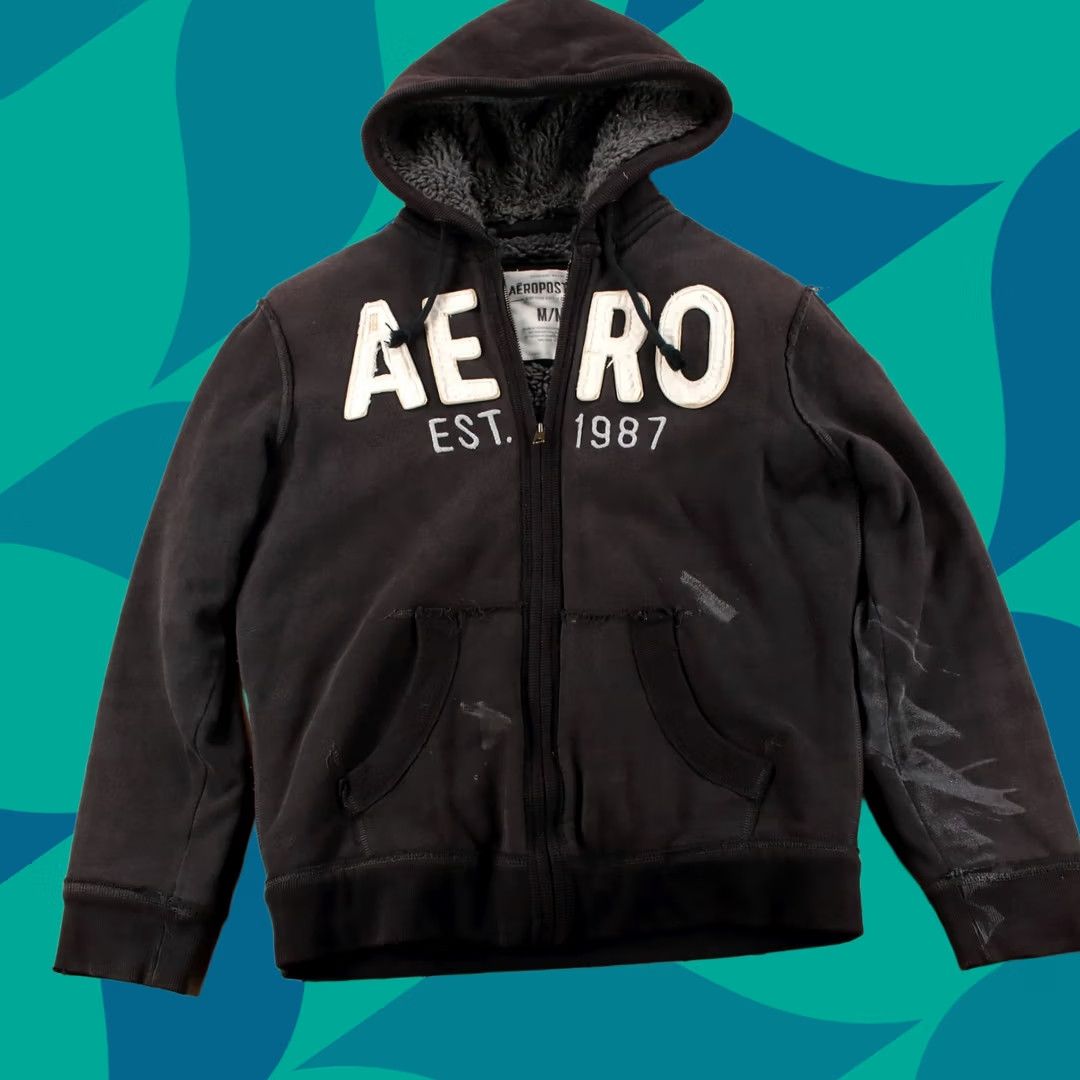 Streetwear × Vintage Vintage Y2K DC Zip Fur Hoodie LGB Style | Grailed