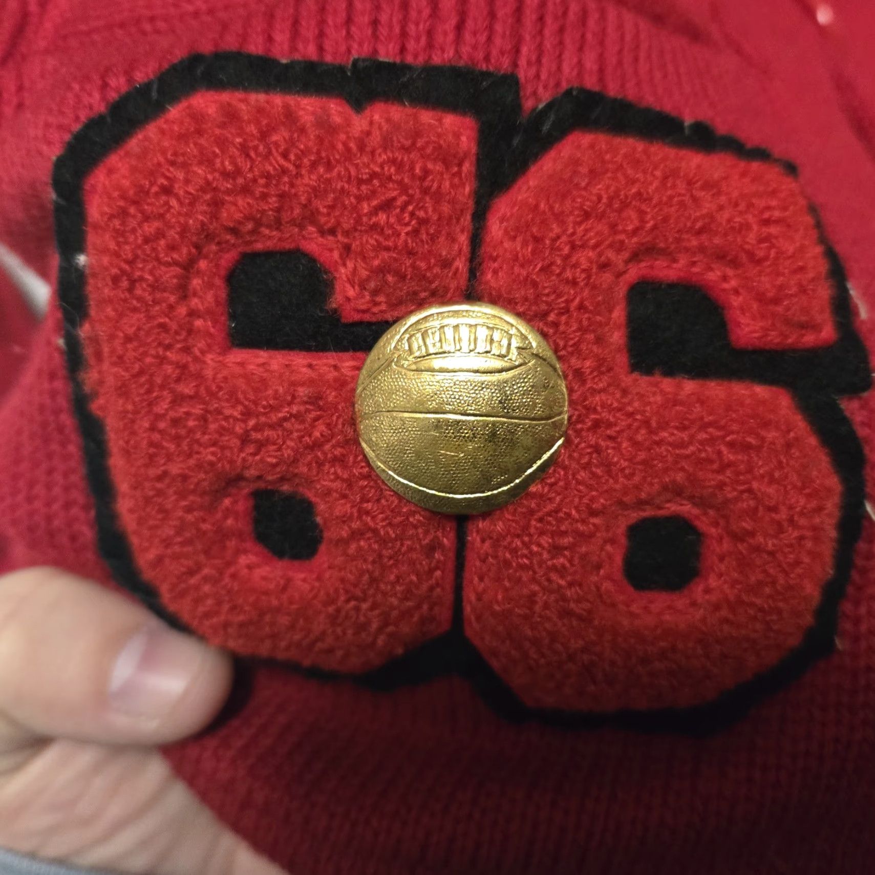 Vintage VINTAGE 1966 Varsity Letterman Sweater Wool Cardigan Red L Long Stadium 100% Wool Men’s Mens Size US L / EU 52-54 / 3 - 5 Thumbnail