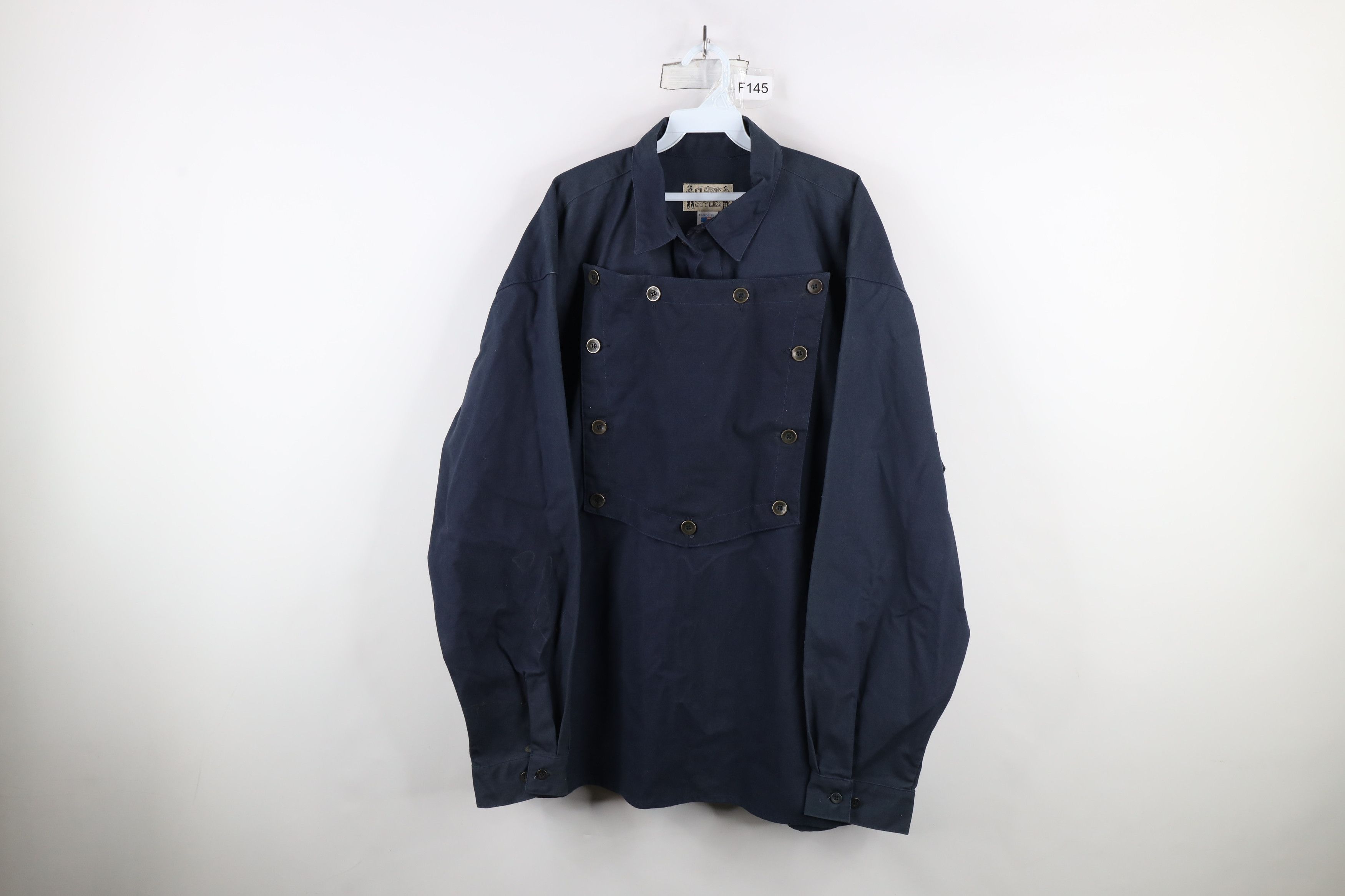Vintage Vintage 90s Western Rodeo Cowboy Bib Pullover Shirt USA Size US XXL / EU 58 / 5 - 1 Thumbnail