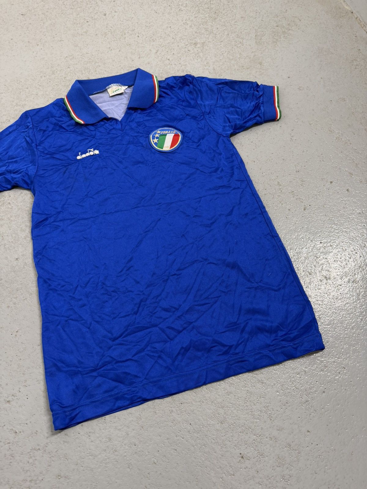 Diadora Vintage 1986-1990 Diadora Italy Soccer Jersey Size US S / EU 44-46 / 1 - 3 Thumbnail