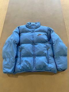 Supreme Nike Reversible Puffy Jacket Blue Men's - SS21 - US