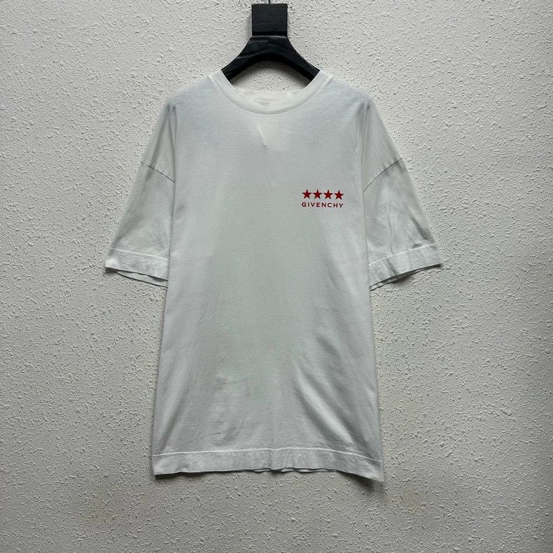 Givenchy Givenchy 24ss chest logo printed white short-sleeve T-shir Size US M / EU 48-50 / 2 - 1 Thumbnail