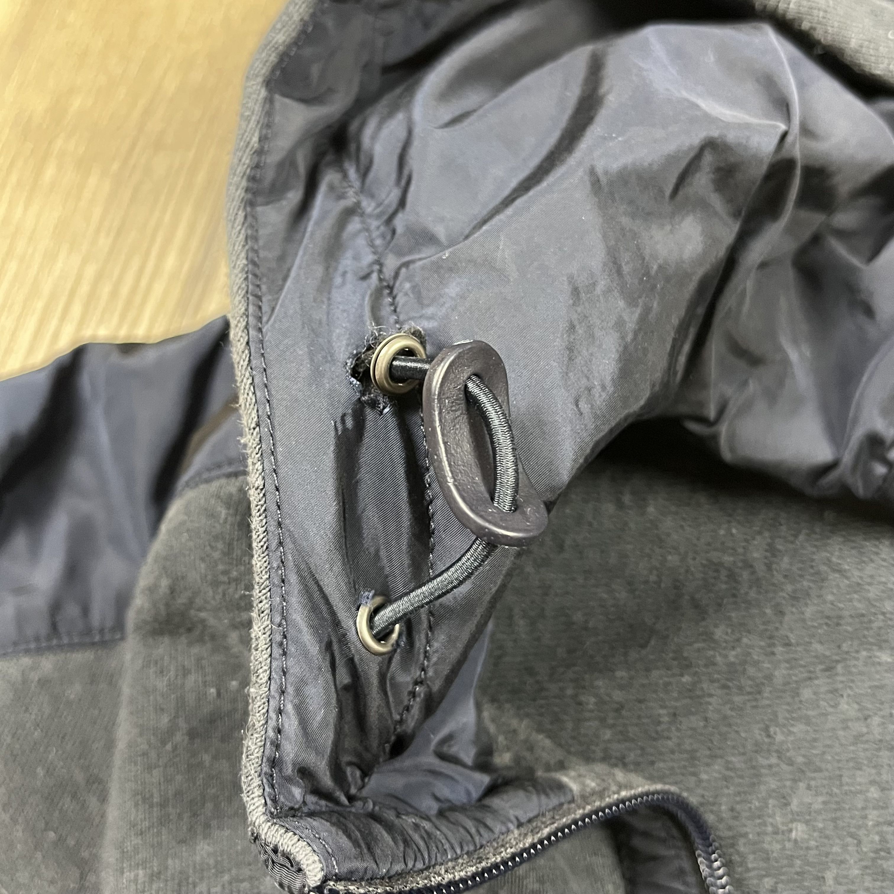 Prada VTG Y2K Prada Full Zip Hooded Sweatshirt Black Blue Nylon Size M / US 6-8 / IT 42-44 - 12 Thumbnail