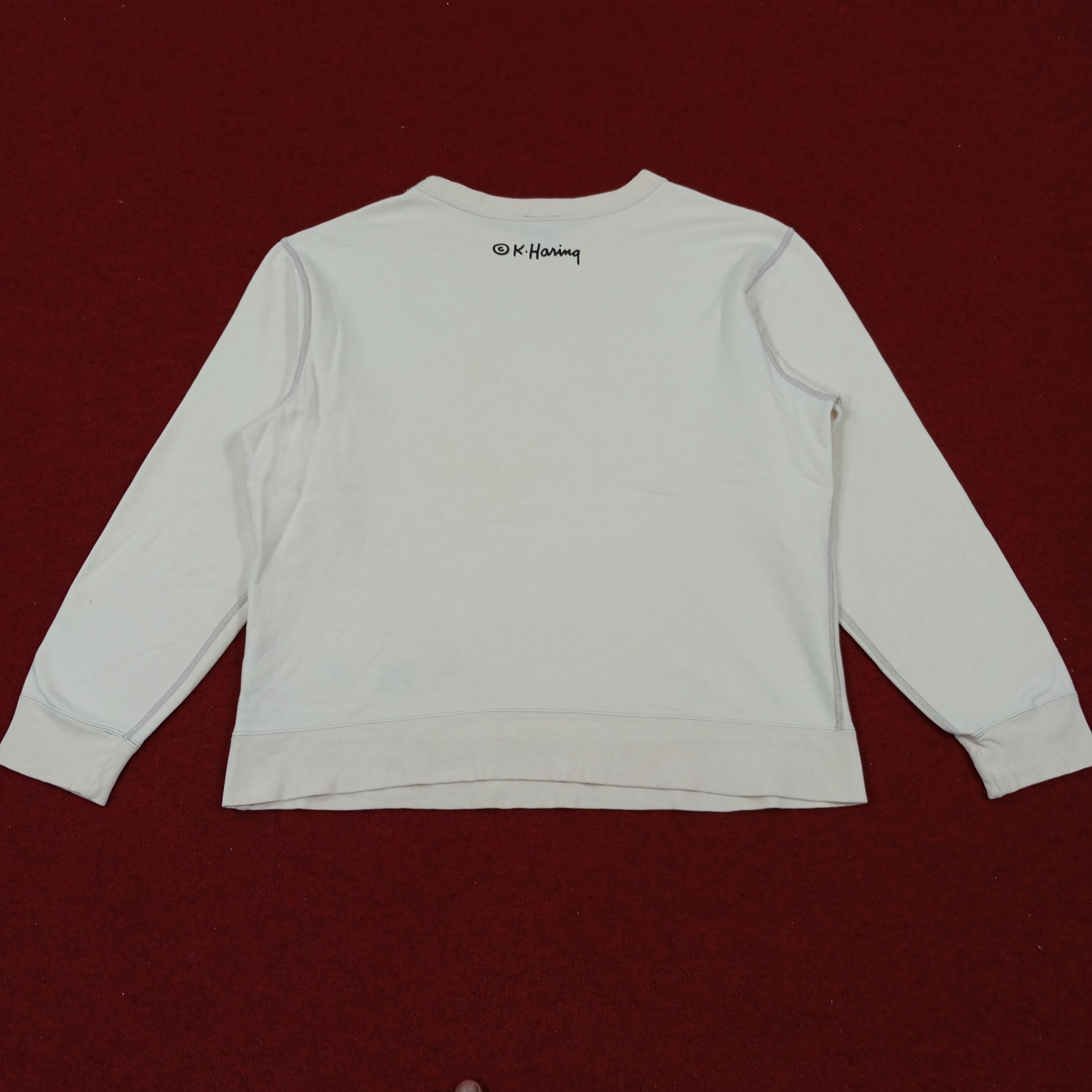 Keith Haring × Vintage Keith Haring Sweatshirt Streetwear Style Size US L / EU 52-54 / 3 - 4 Thumbnail