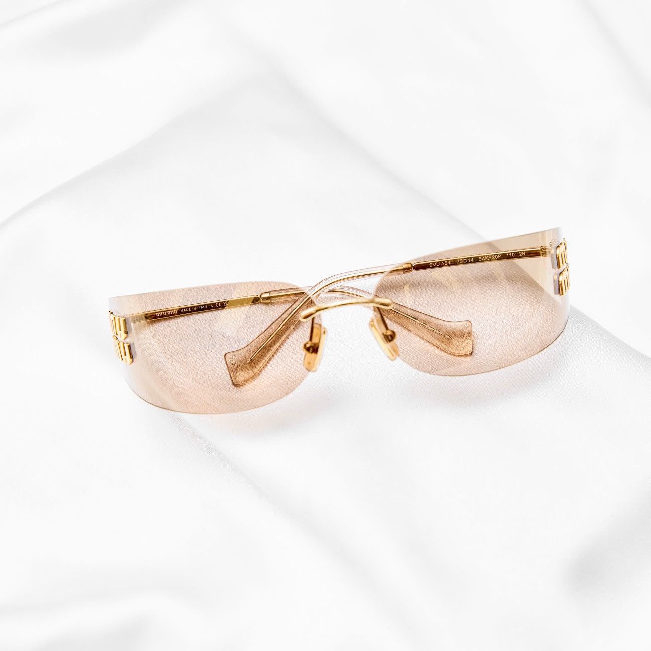 Miu Miu MIU MIU 0MU A51S 5AK20P SUNGLASSES Size ONE SIZE - 6 Thumbnail