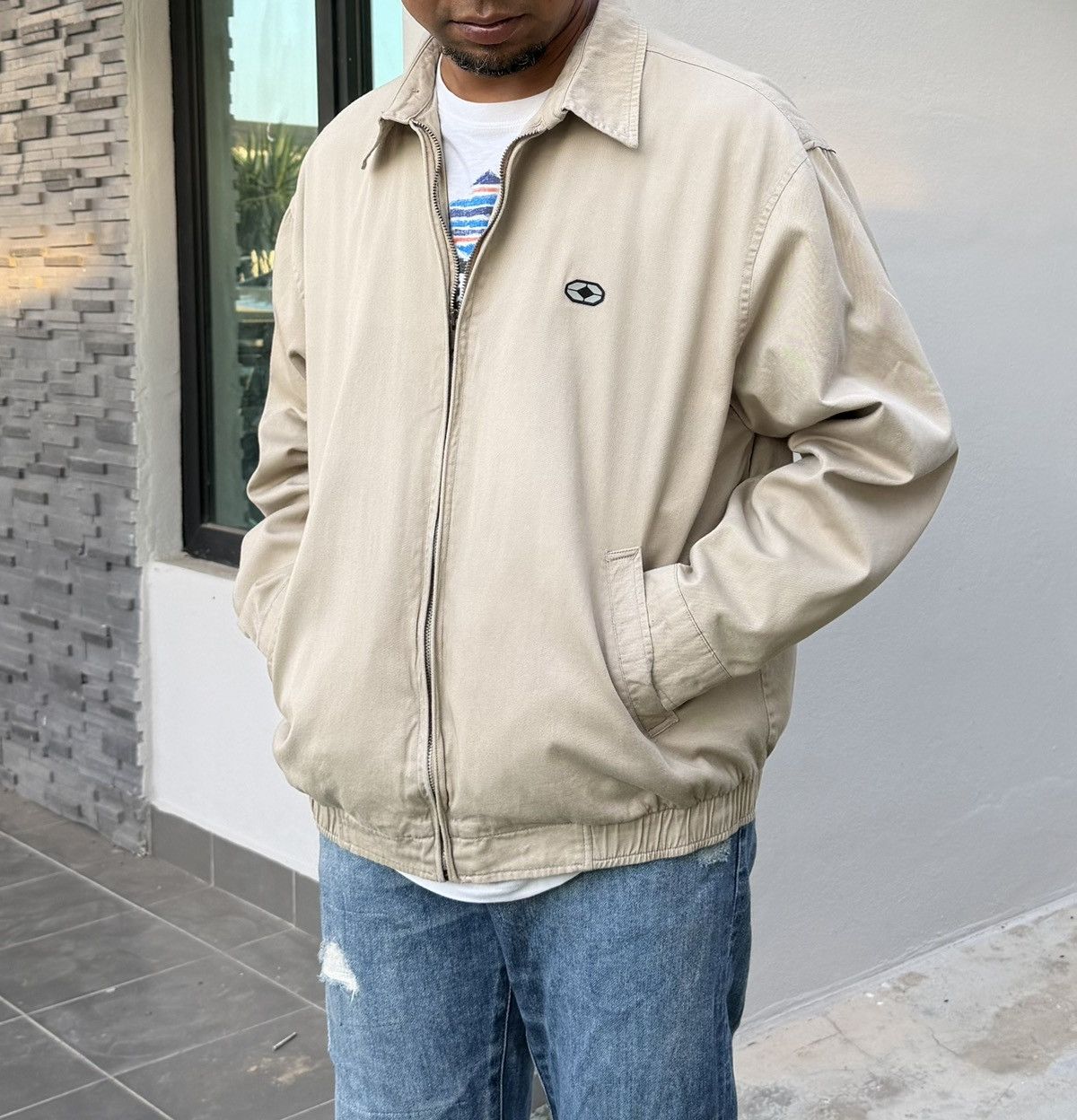 No Fear Vintage No Fear Bomber Jacket Made In USA Size US L / EU 52-54 / 3 - 2 Thumbnail