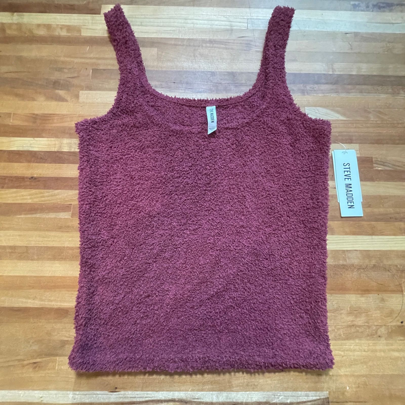 Steve Madden Steve Madden Women's Chenille Sleep Tank Top Zinfandel Small Size S / US 4 / IT 40 - 1 Thumbnail