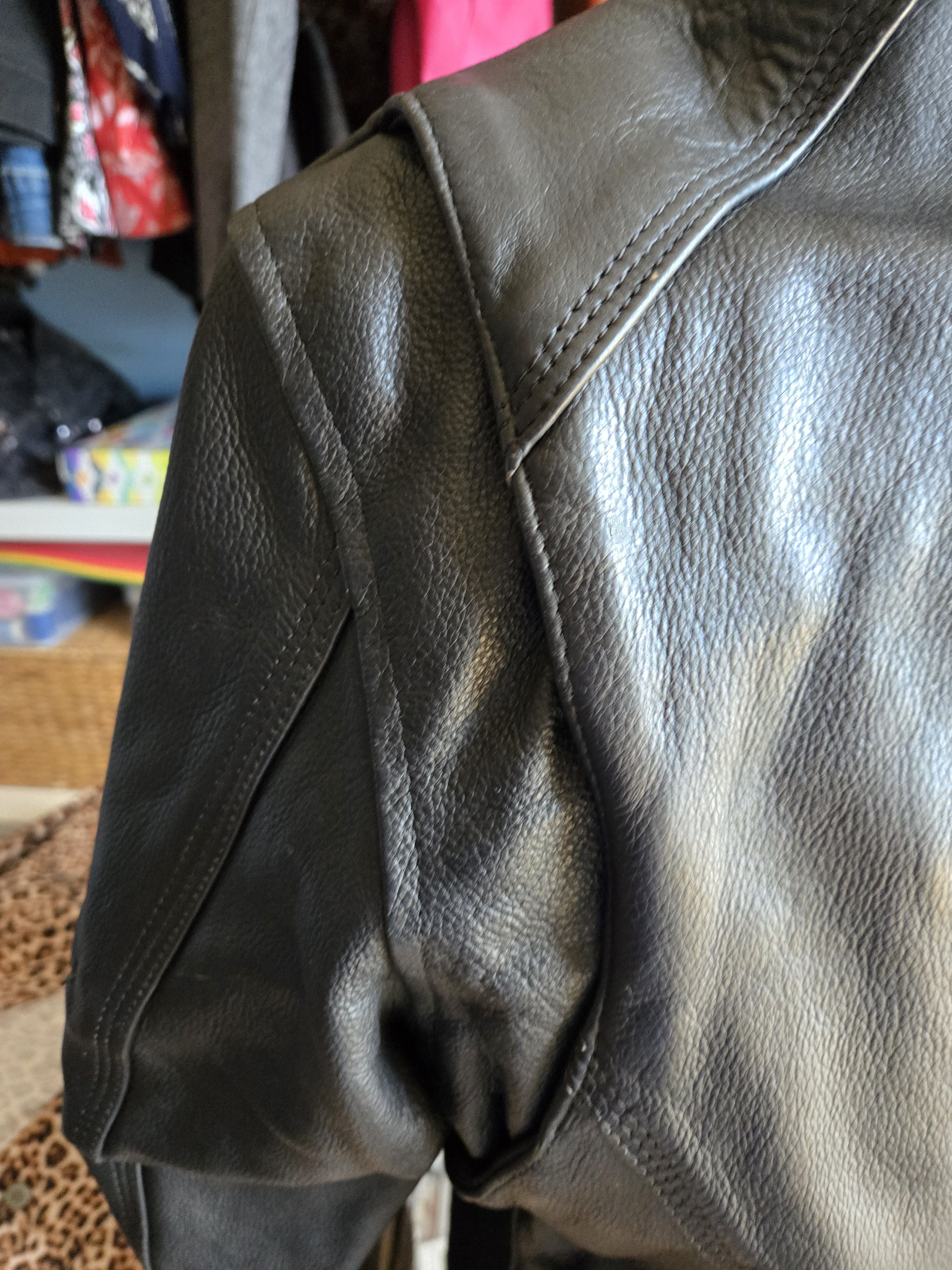 Victory Sportswear Leather motorcycle jacket Size L / US 10 / IT 46 - 4 Thumbnail