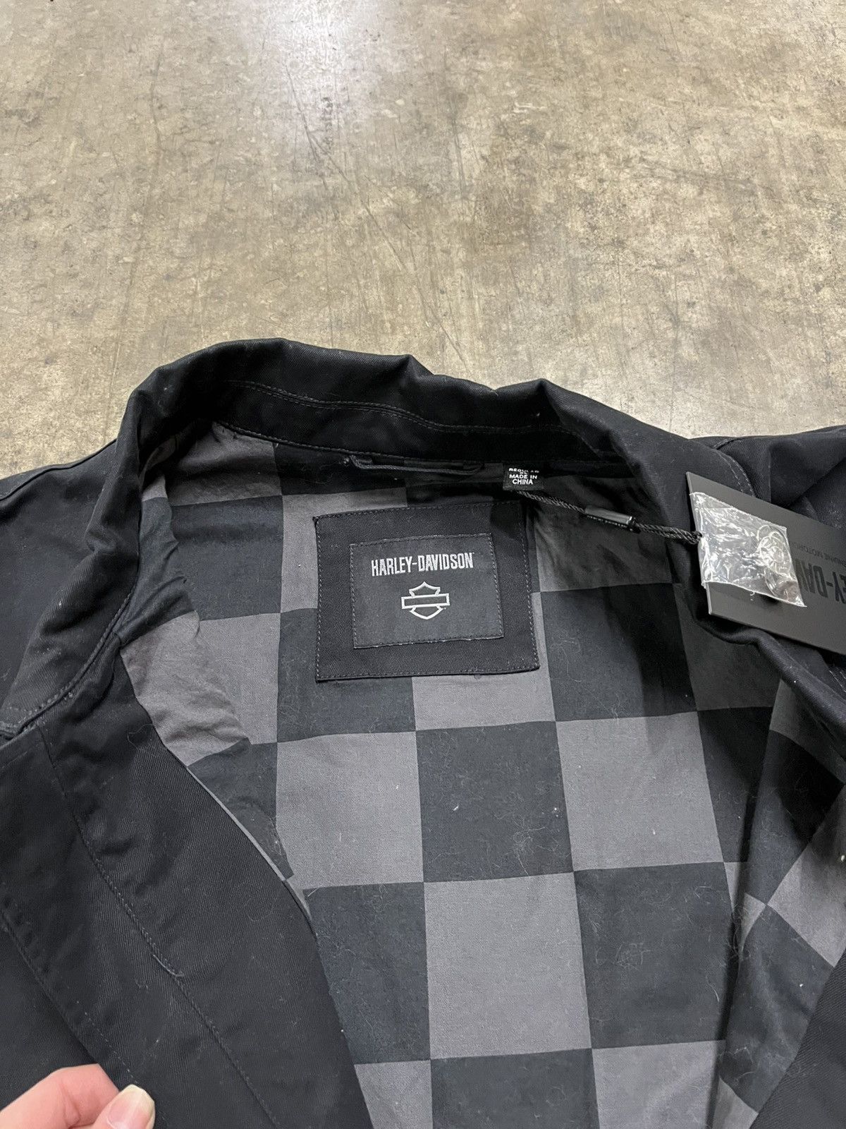 Harley Davidson × Vintage Harley Davidson jacket zip up cropped fit rare hype biker Size US XL / EU 56 / 4 - 8 Thumbnail