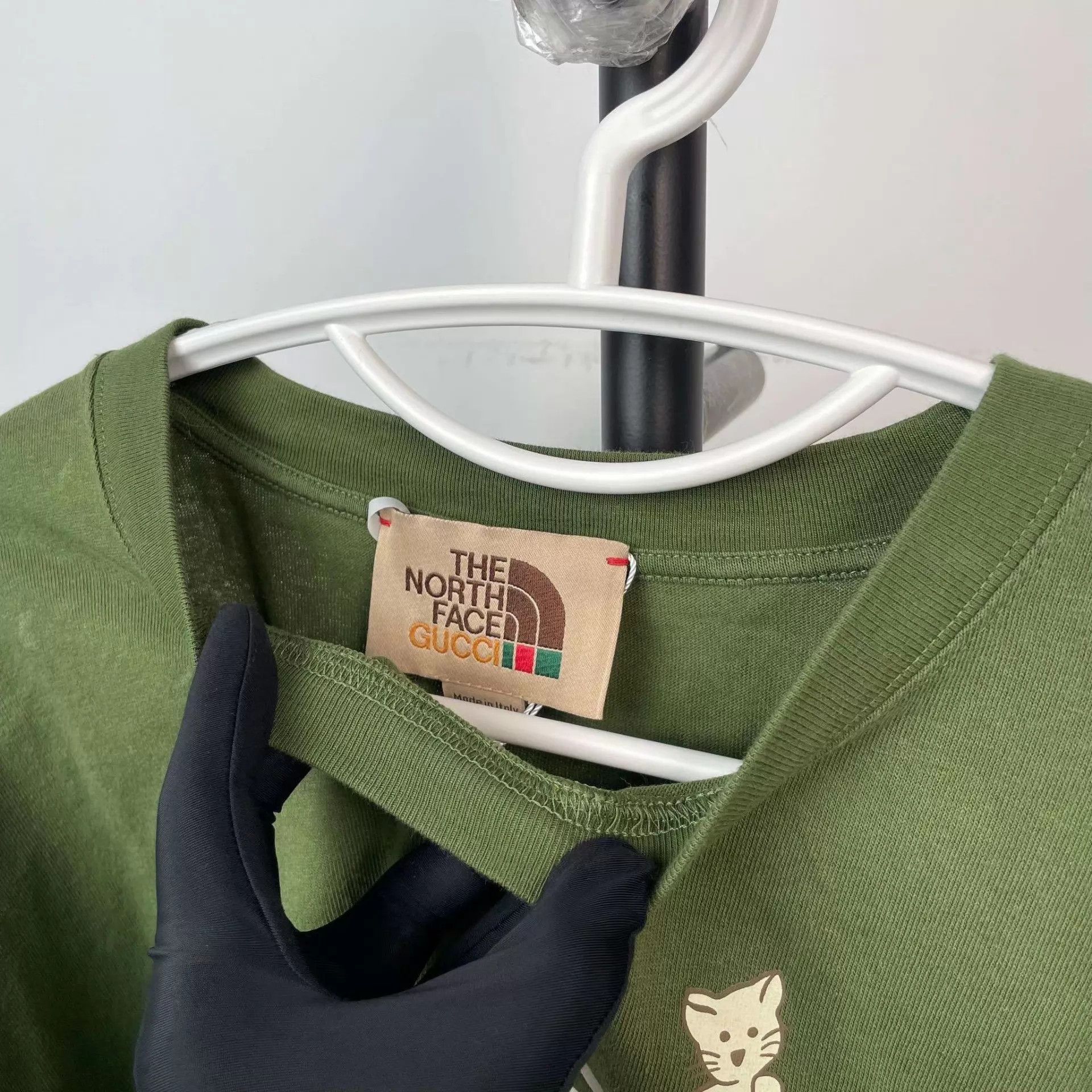 Gucci Gucci x The North Face short-sleeve tee green M Size US M / EU 48-50 / 2 - 9 Thumbnail