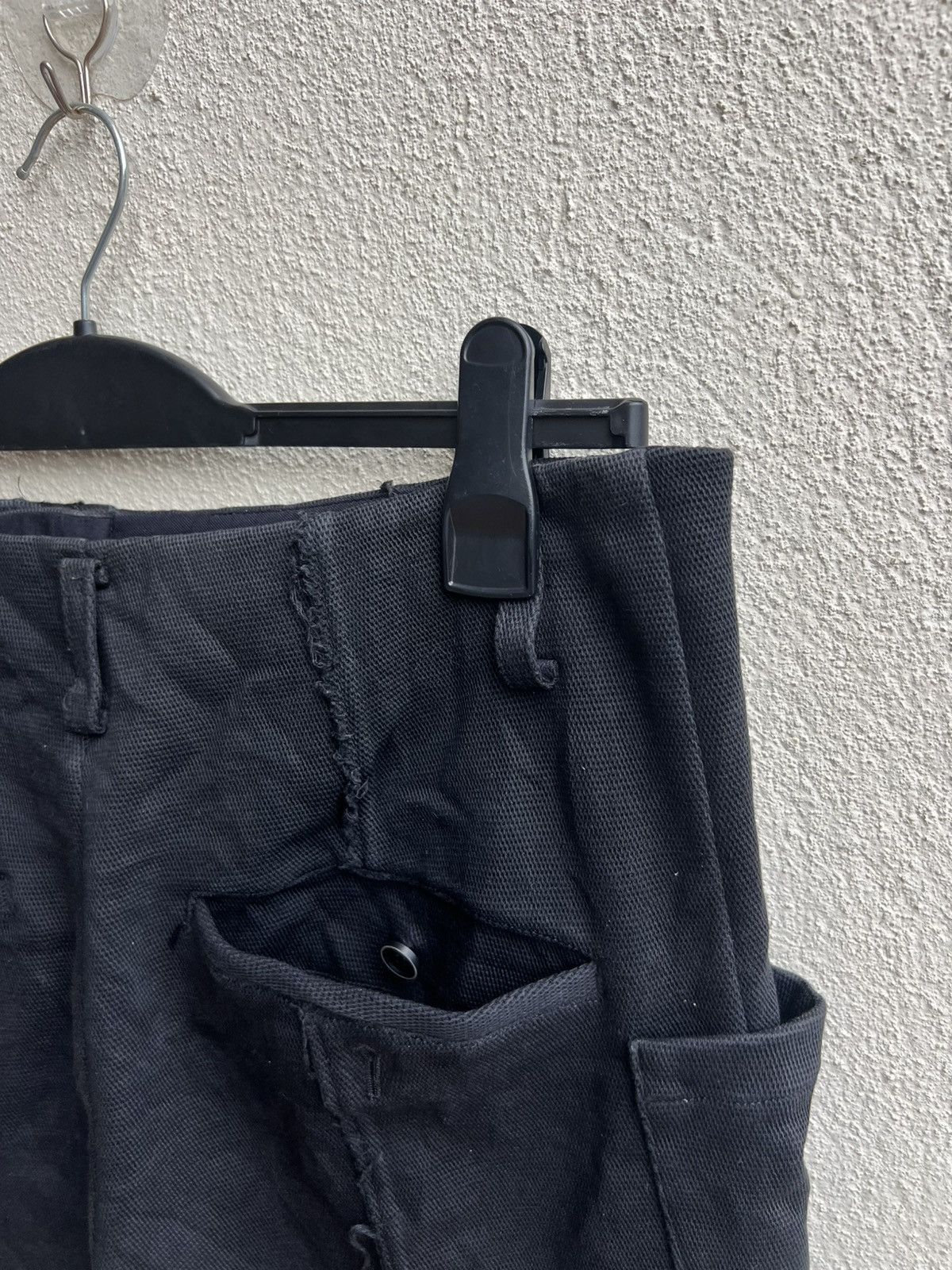 Bajra Bajra Made in Japan Raw Cut Black Trouser Stretch Pant Size US 30 / EU 46 - 19 Thumbnail
