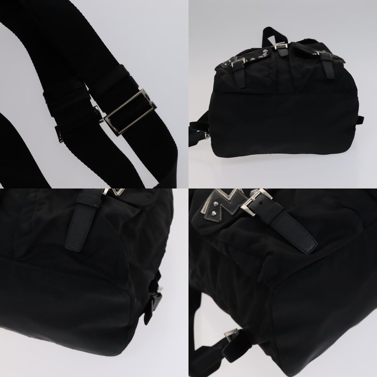 Prada PRADA Backpack Nylon Black Size ONE SIZE - 10 Thumbnail