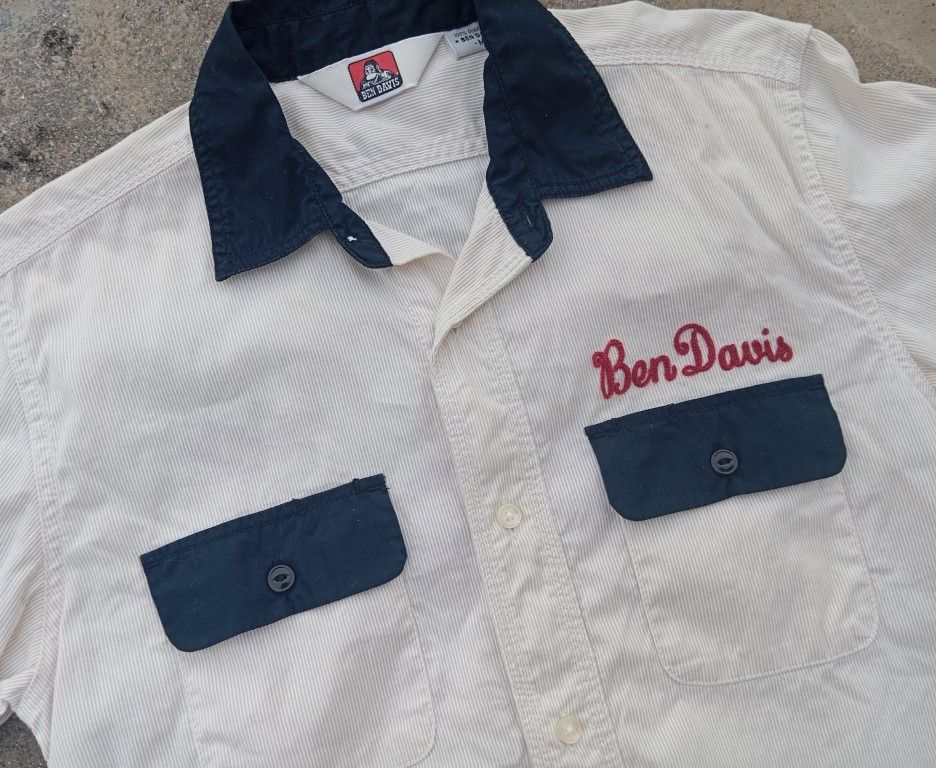 Ben Davis Ben Davis Workshirt 🦍⚒️ Double Pocket & embroidered 🪡🧵 Size US S / EU 44-46 / 1 - 1 Thumbnail