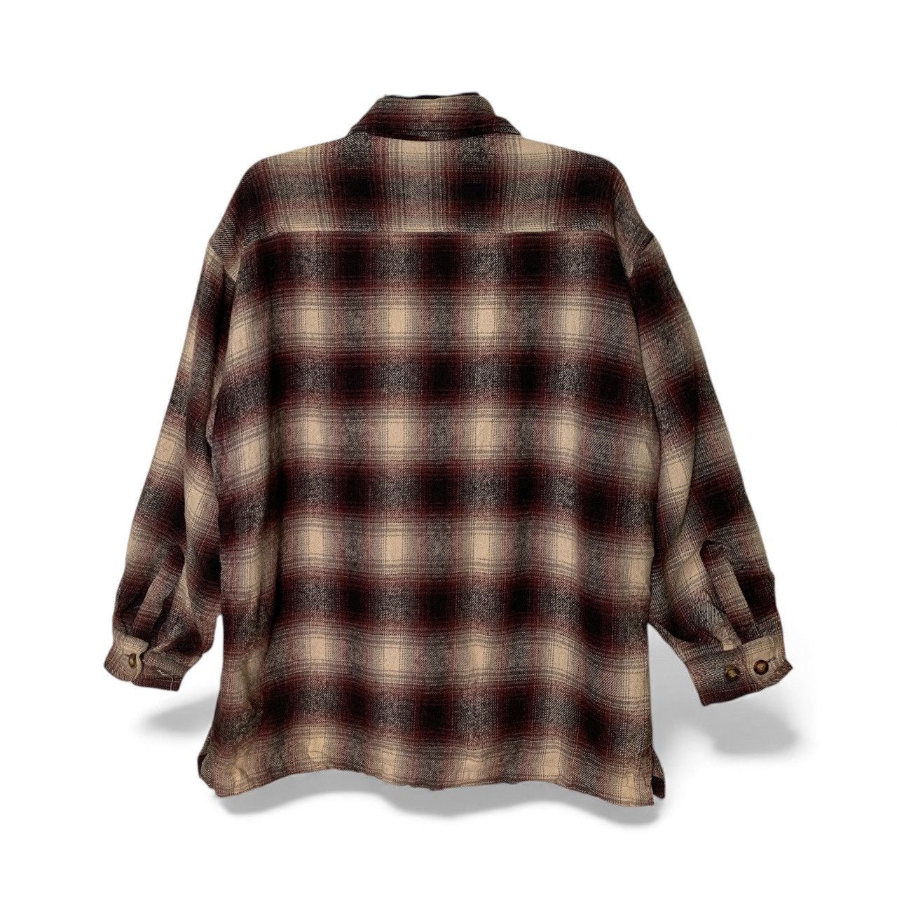 Japanese Brand Rare Design Vintage Lucky Strike Flannel Zipper Light Jacket Size US M / EU 48-50 / 2 - 2 Thumbnail