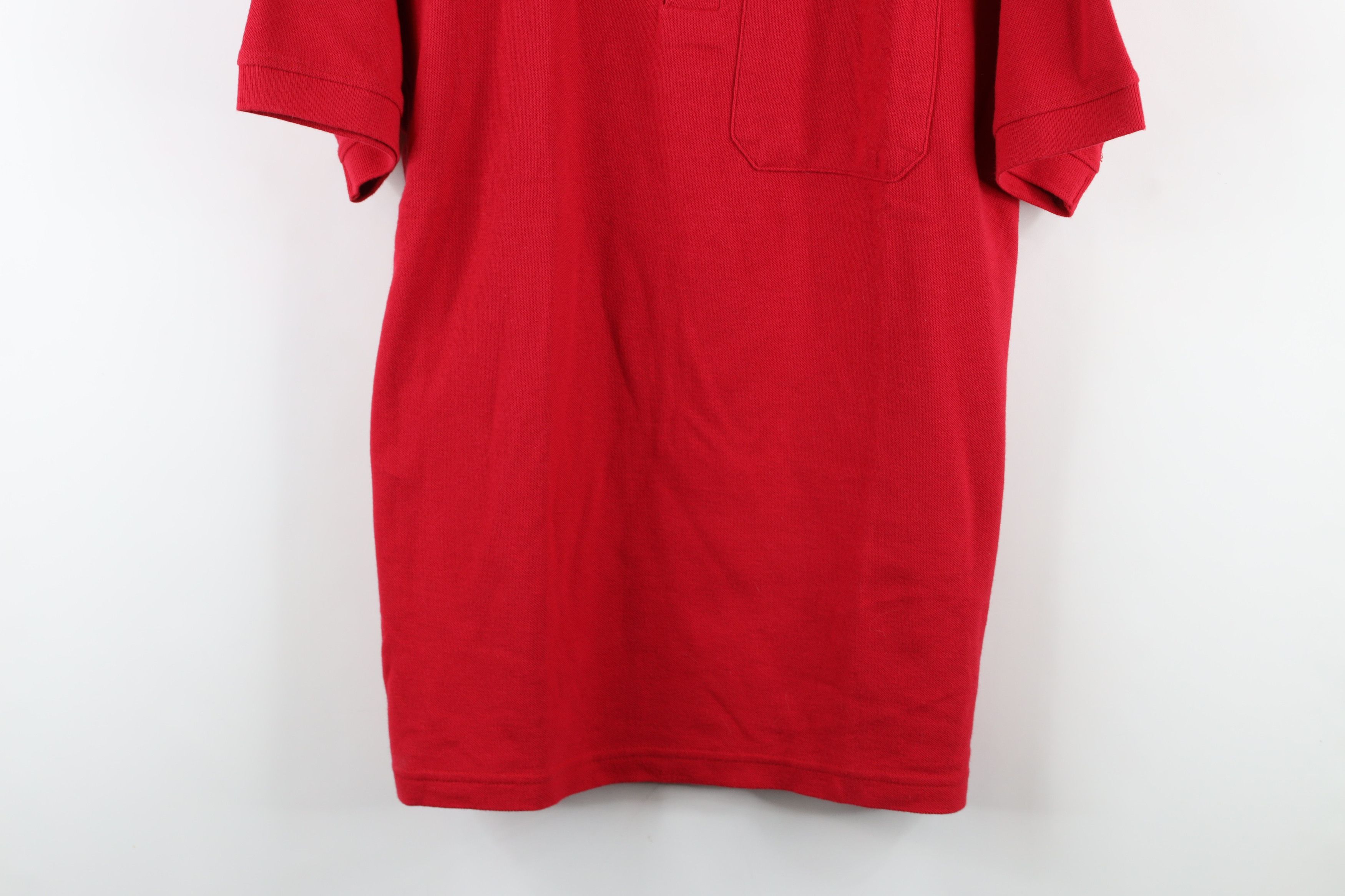 Vintage Vintage 90s Streetwear Knit Collared Golf Polo Shirt Red Size US M / EU 48-50 / 2 - 3 Thumbnail