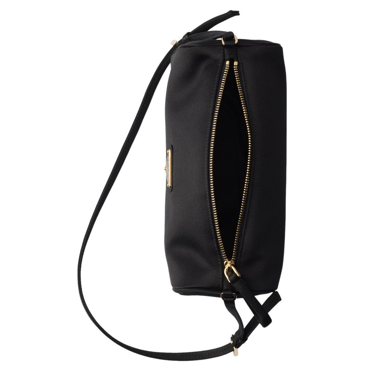 Prada PRADA $1470 Black Satin Mini Bag New & Authentic Size ONE SIZE - 4 Thumbnail