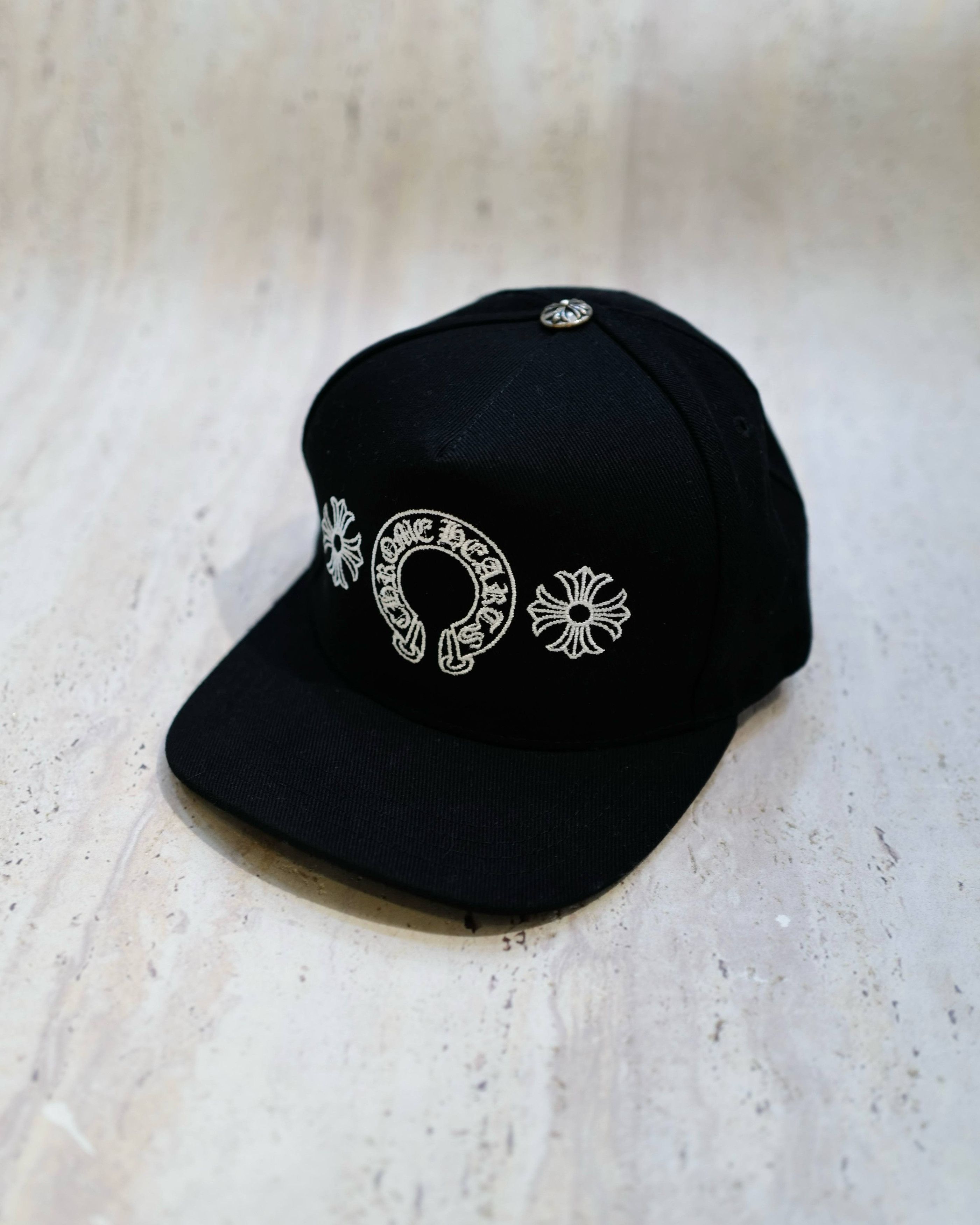 Chrome Hearts CHROME HEARTS Dagger Denim Baseball Hat BLACK