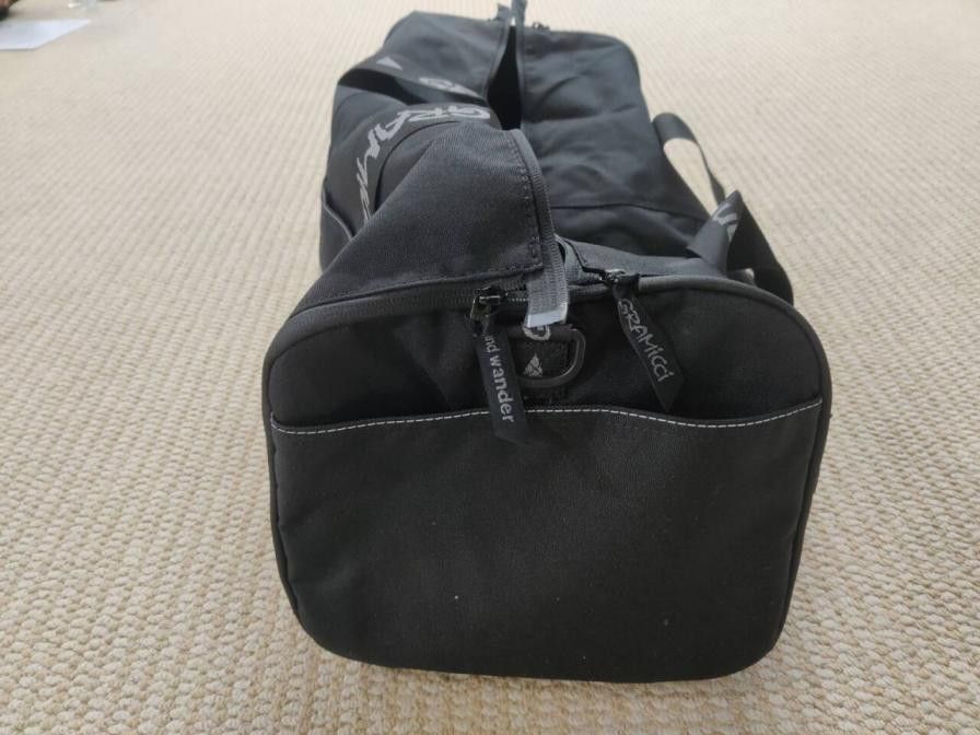 And Wander Gramicci x And Wander Boston Patchwork Duffle Bag Black Size ONE SIZE - 4 Thumbnail
