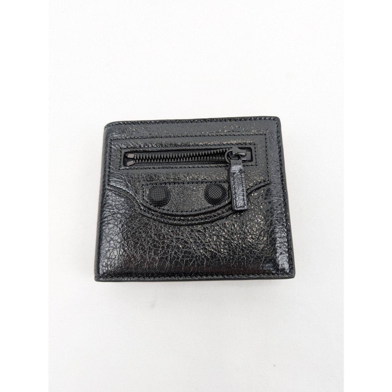 Balenciaga o1rshd1 LE Cagole Squa Fold Wallet Card Arena Lamb Size ONE SIZE - 9 Thumbnail