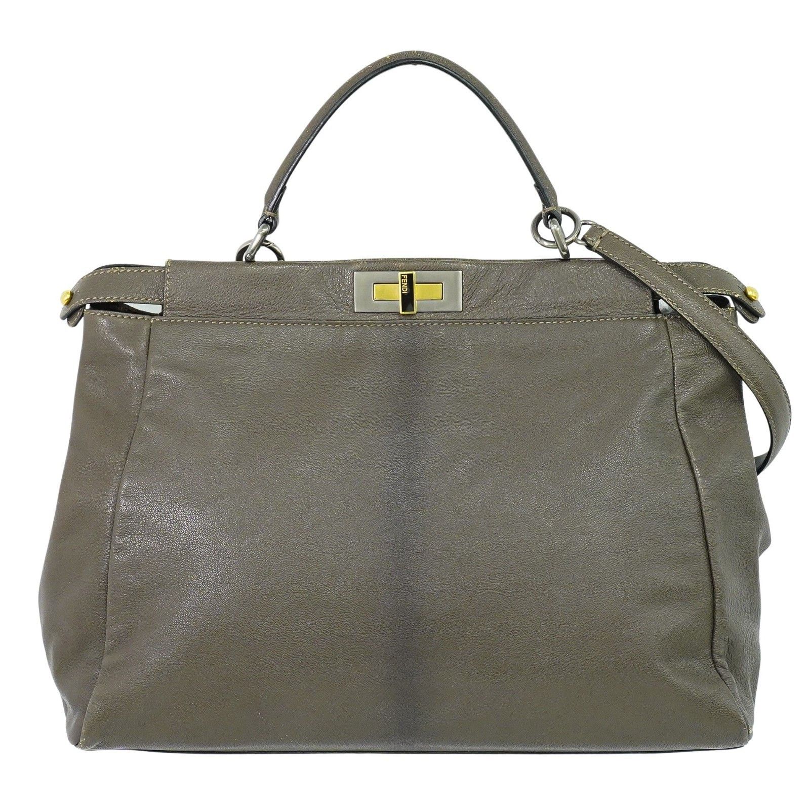 Fendi Fendi Peekaboo Bag Leather Size ONE SIZE - 1 Thumbnail
