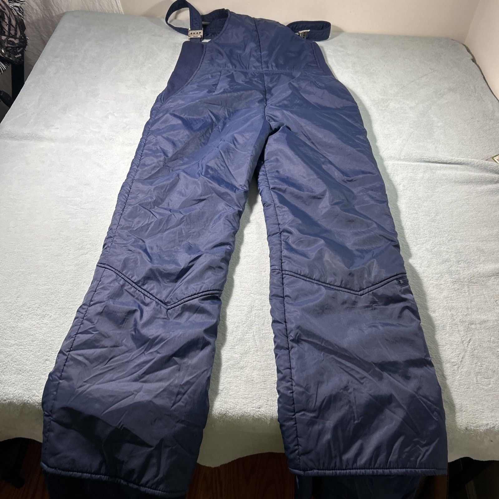 Patagonia Vintage White Stag Ski Overalls Pants Mens Large 34x30 Bib Size US 34 / EU 50 - 2 Thumbnail
