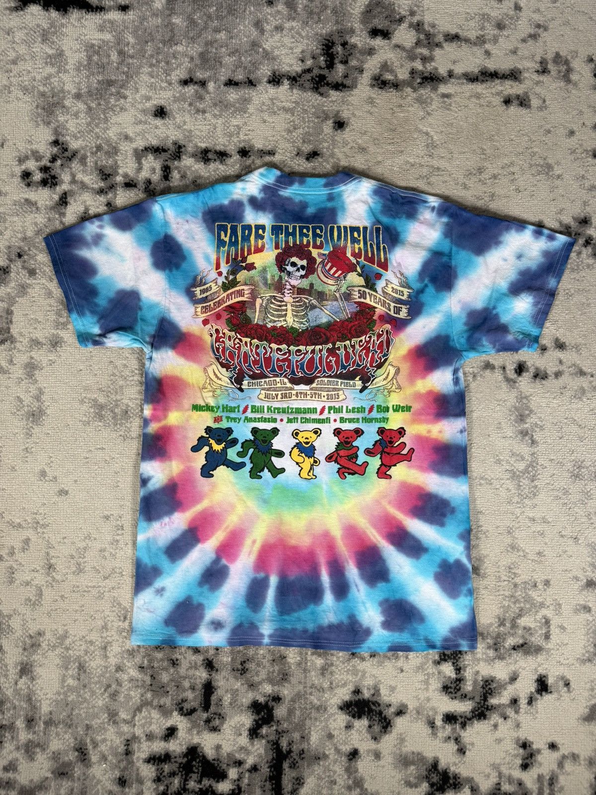 Grateful Dead Grateful Dead 50 Years Fare The Well 2015 T-SHirt Size US L / EU 52-54 / 3 - 2 Thumbnail
