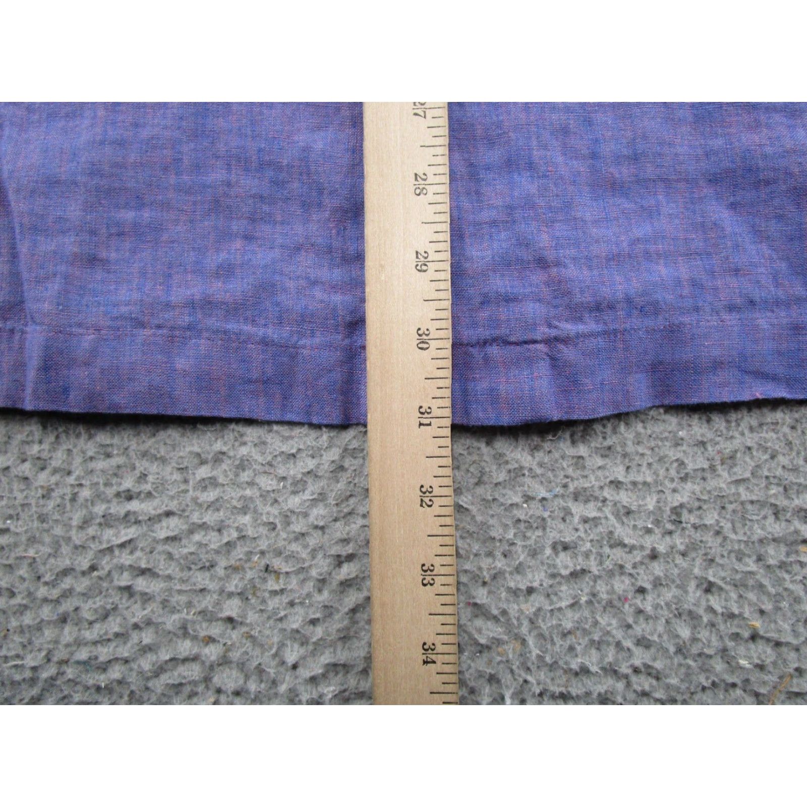 Vintage Grant Thomas Mens 2XL Pure Linen Button Down Shirt Lightweight Purple Size US XXL / EU 58 / 5 - 5 Thumbnail