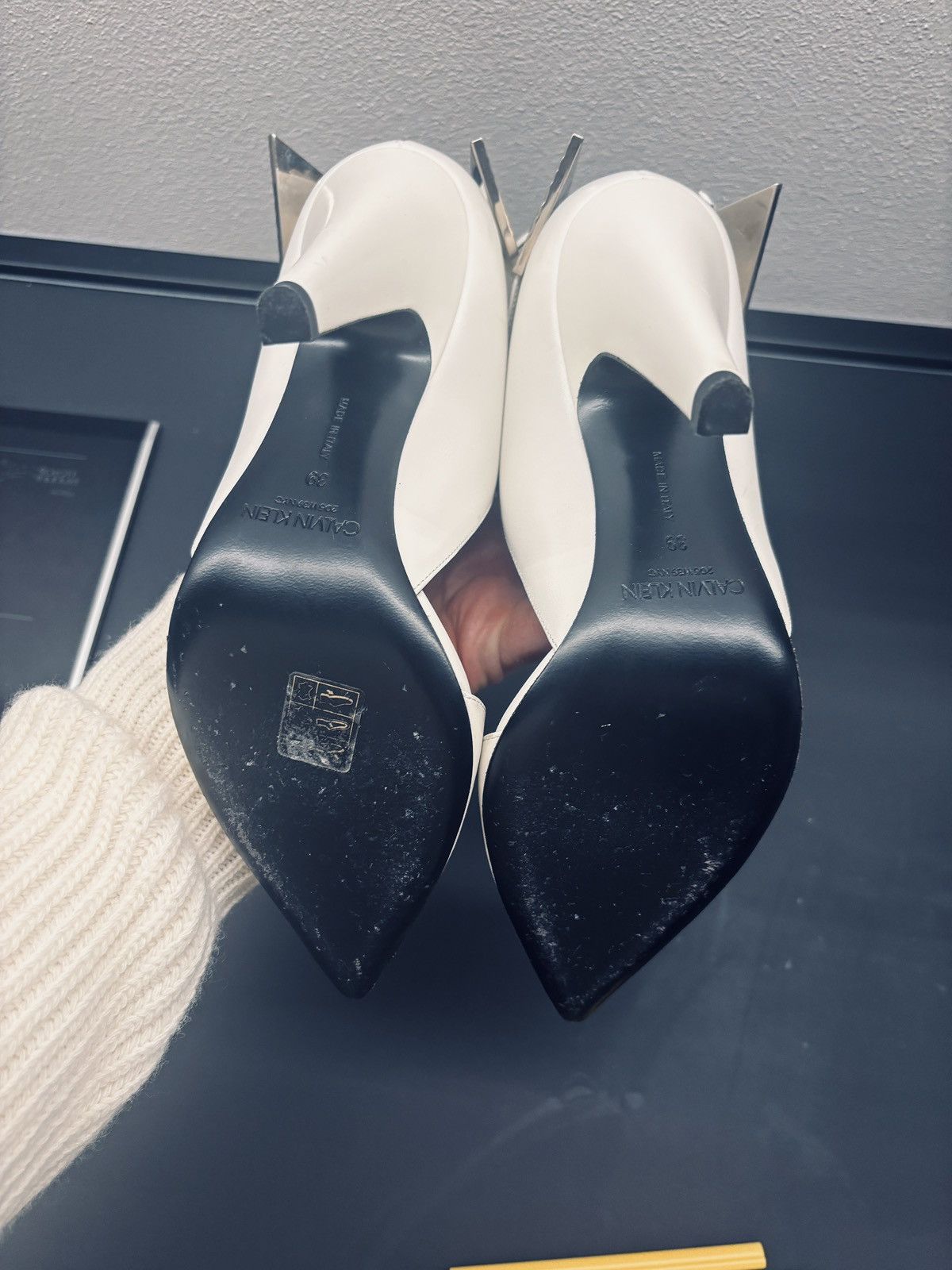 Calvin Klein 205W39NYC Heel sandals metal details Size US 9 / IT 39 - 7 Thumbnail