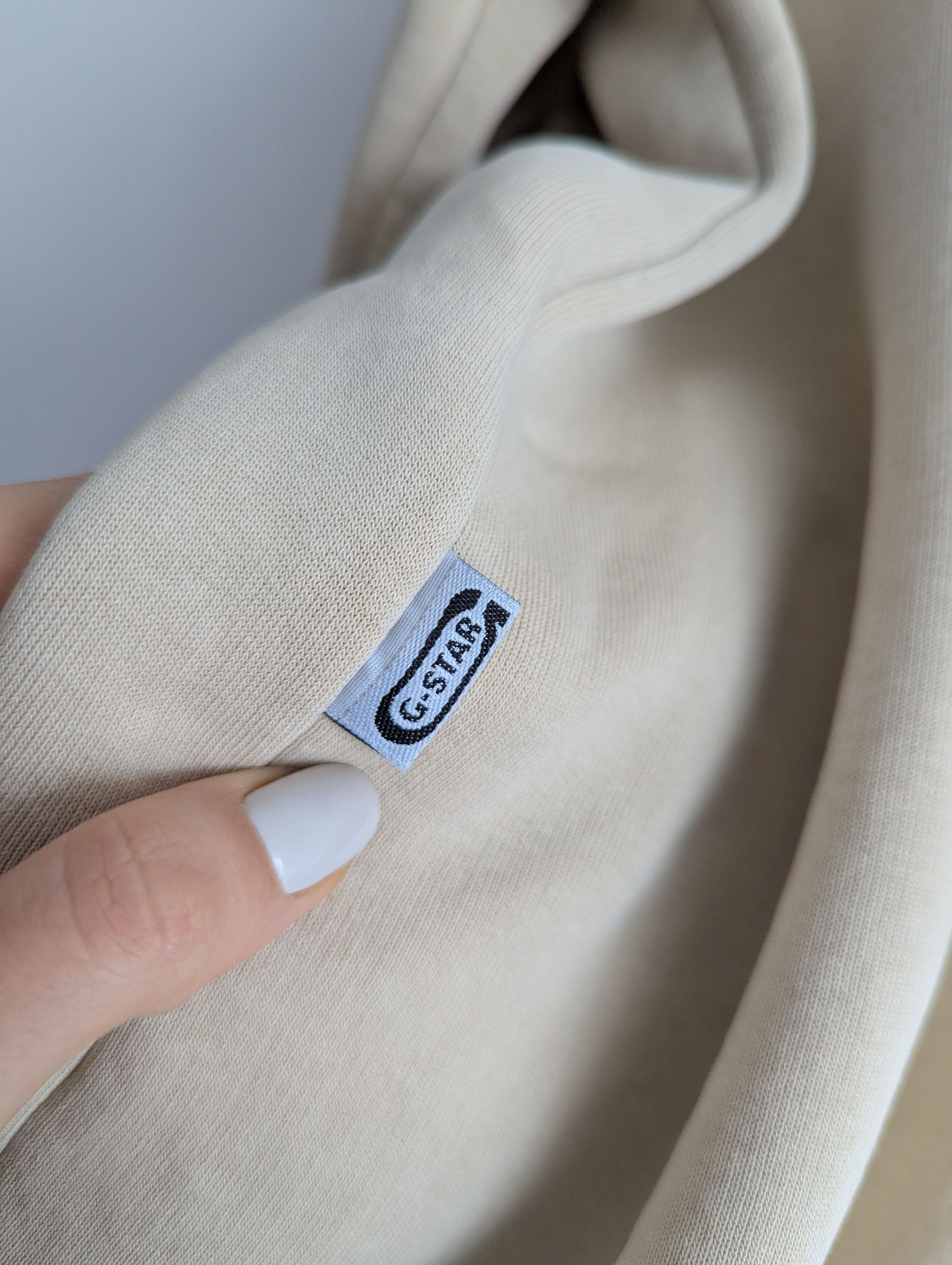 G-Star G-Star Raw Beige Zip Hoodie Embroidered Logo Size US L / EU 52-54 / 3 - 11 Thumbnail