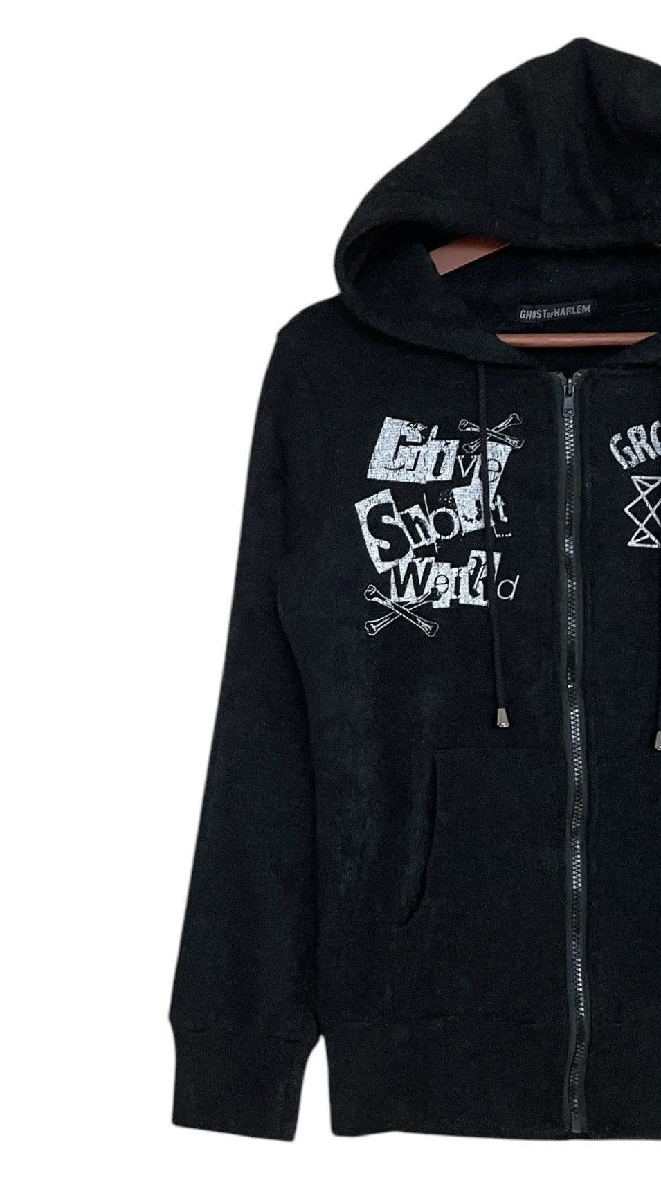 Seditionaries Vintage Japanese Brand Ghost of Harlem Velvet Hoodies 2000s Size US M / EU 48-50 / 2 - 5 Thumbnail