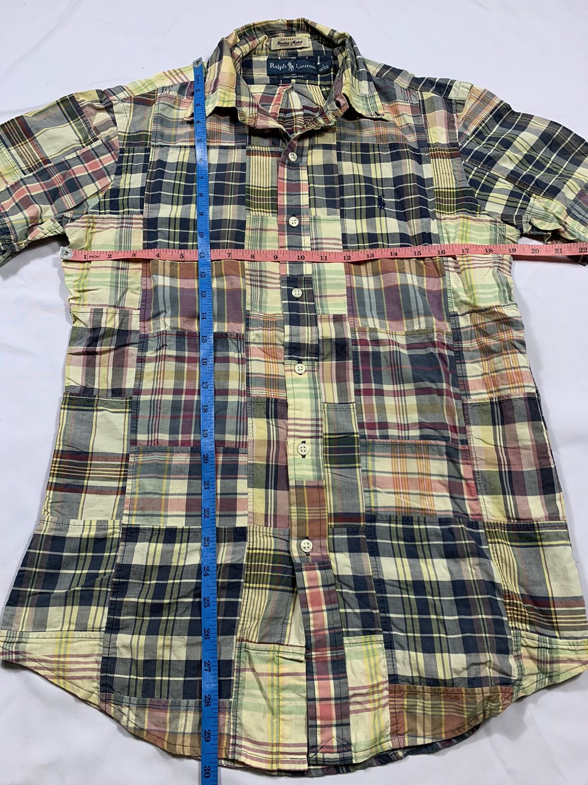 RRL Ralph Lauren Polo Ralph Lauren Patchwork Shirt Size US S / EU 44-46 / 1 - 8 Thumbnail