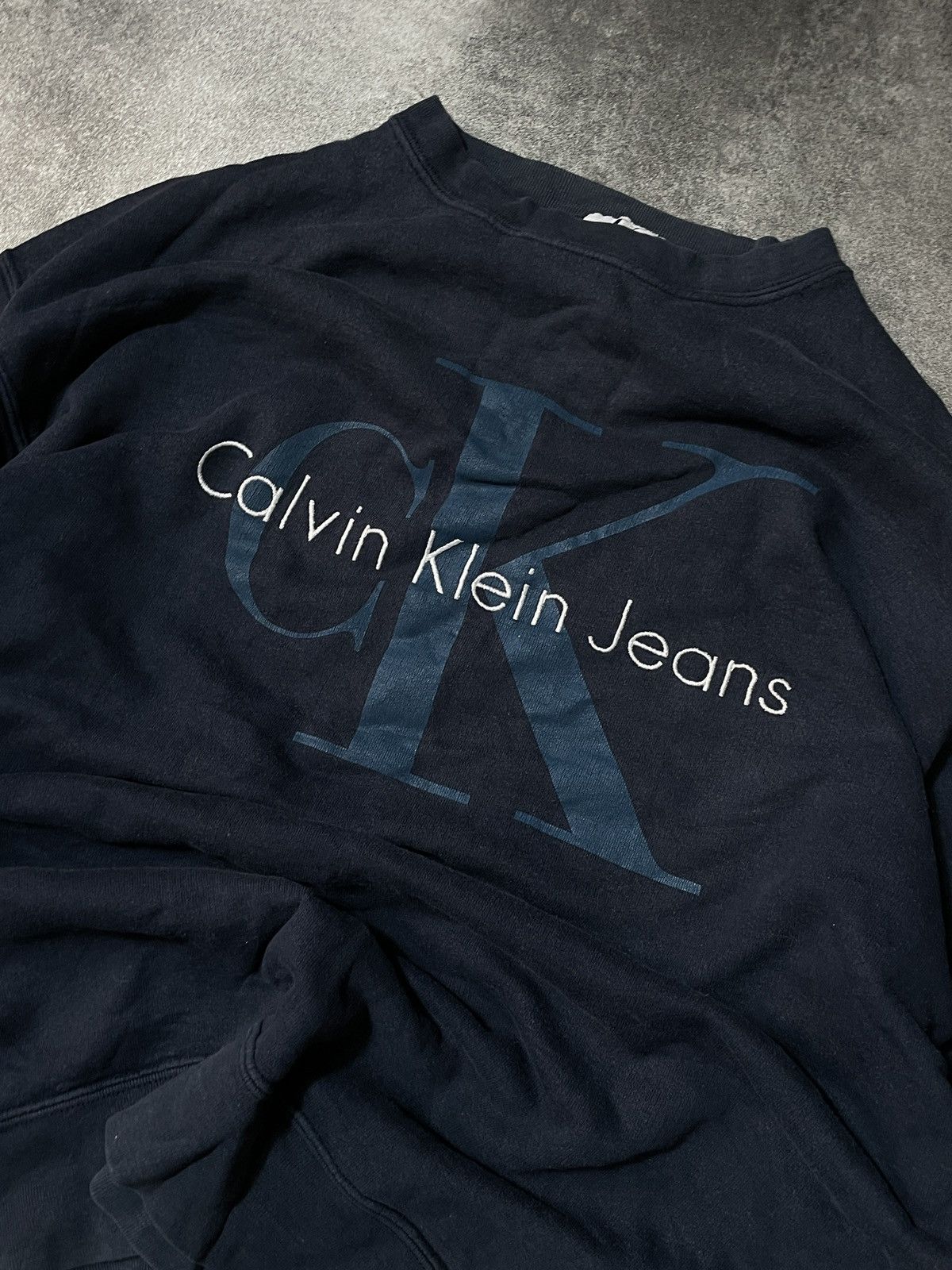 Calvin Klein 🔥RARE🔥Calvin Klein Jeans Sweatshirt Vintage Y2K Crewneck Size US L / EU 52-54 / 3 - 2 Thumbnail
