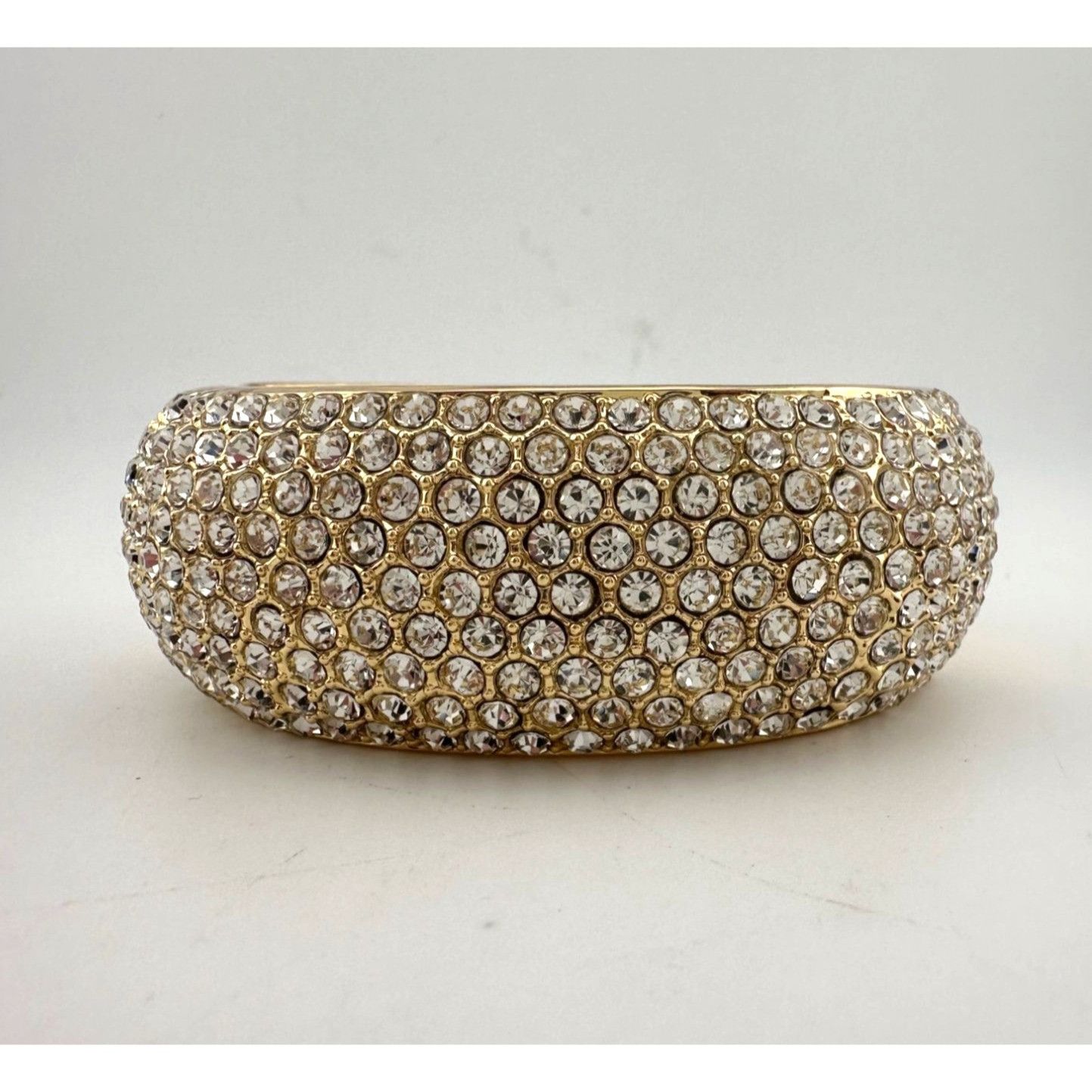 Other Wide Rhinestone Bangle Bracelet Size ONE SIZE - 5 Thumbnail