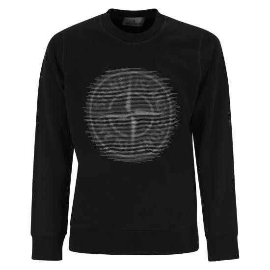Stone Island STONE ISLAND Men Sweater 8115663 BLACK Size US M / EU 48-50 / 2 - 1 Thumbnail