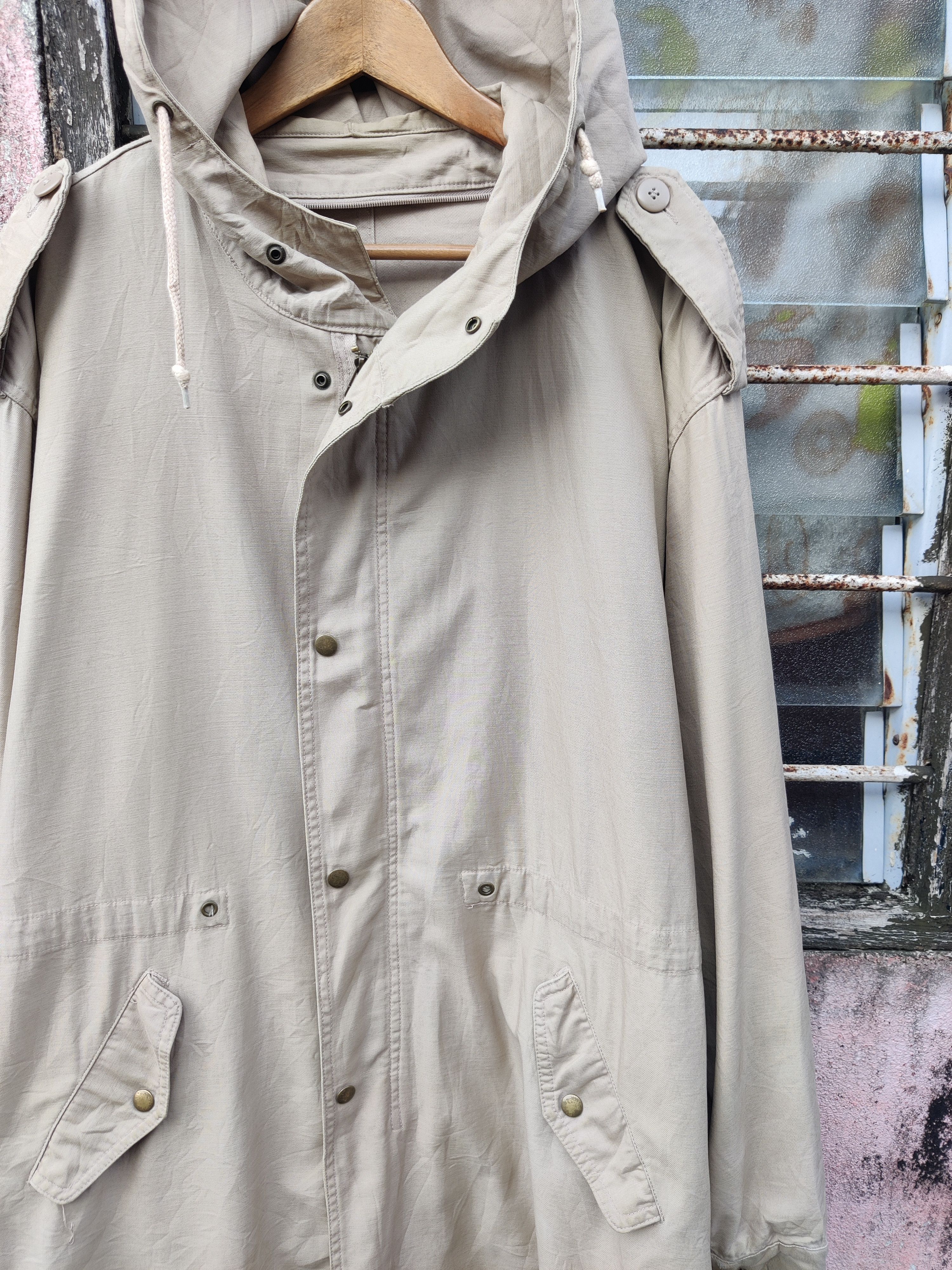 Japanese Brand Vintage Unbranded Parka Fishtail Jacket Size US XL / EU 56 / 4 - 2 Thumbnail