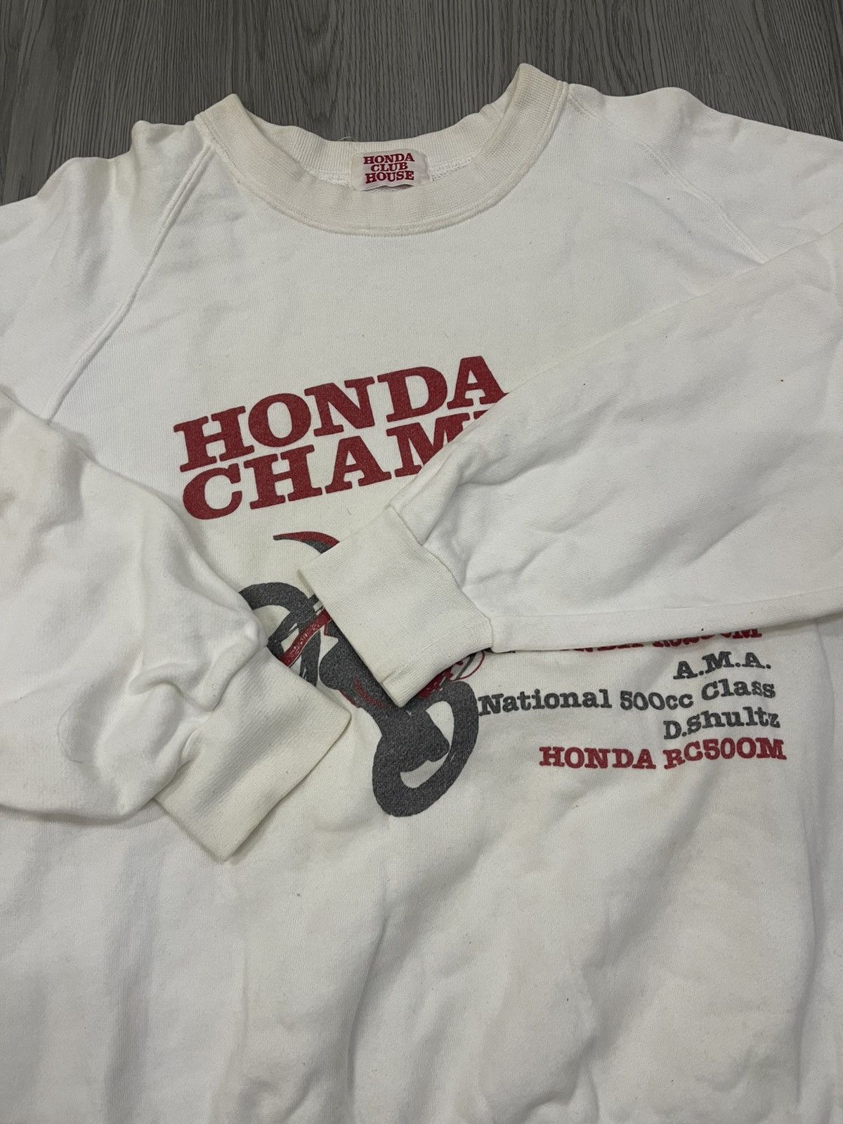 Honda Golden era 80s HONDA Champ MX dirt bike crewneck pullover Size US M / EU 48-50 / 2 - 9 Thumbnail