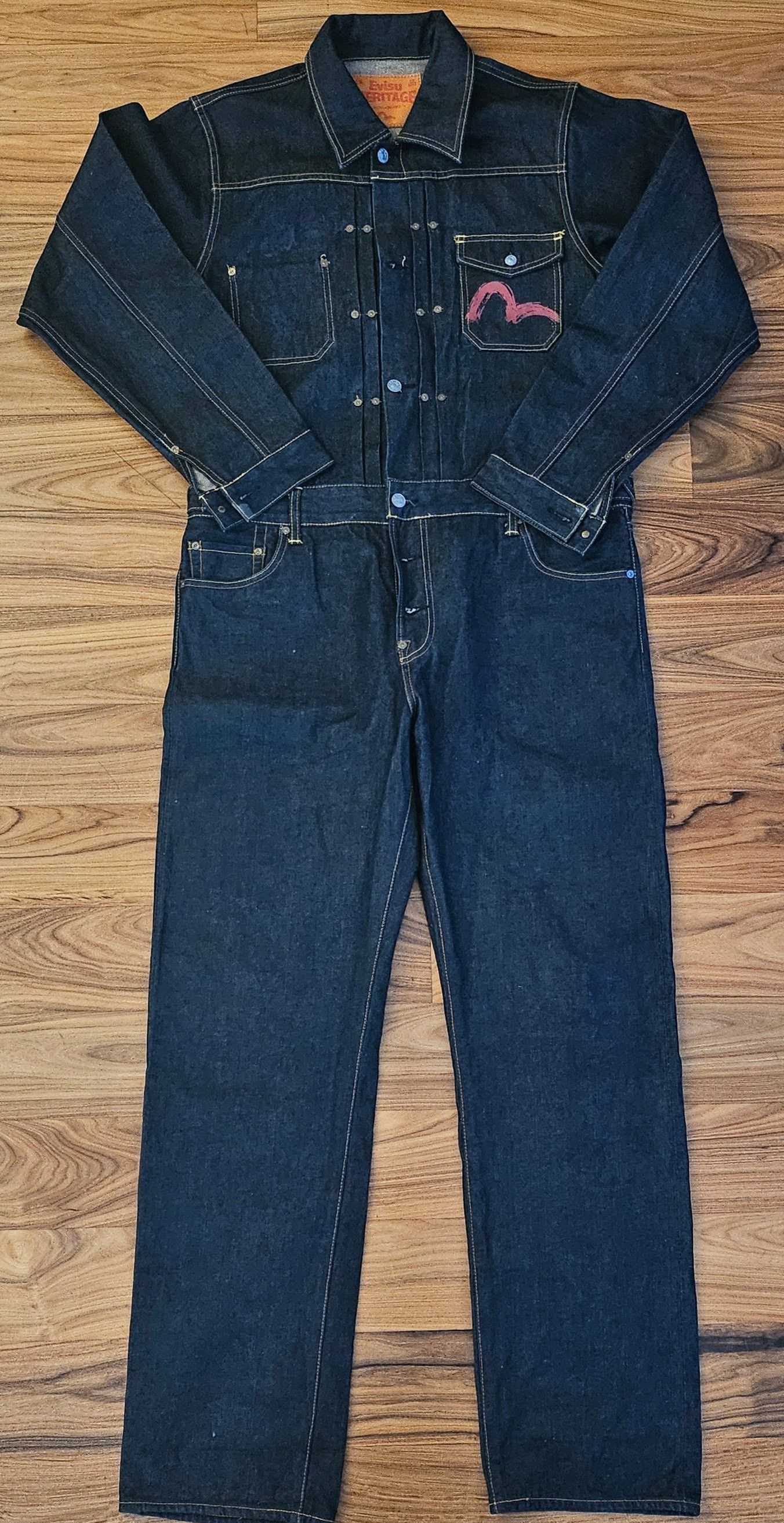 Evisu Rare Evisu Heritage Daicock XL Coverall/Boiler Suit/Overall Size US 40 / EU 56 - 1 Thumbnail