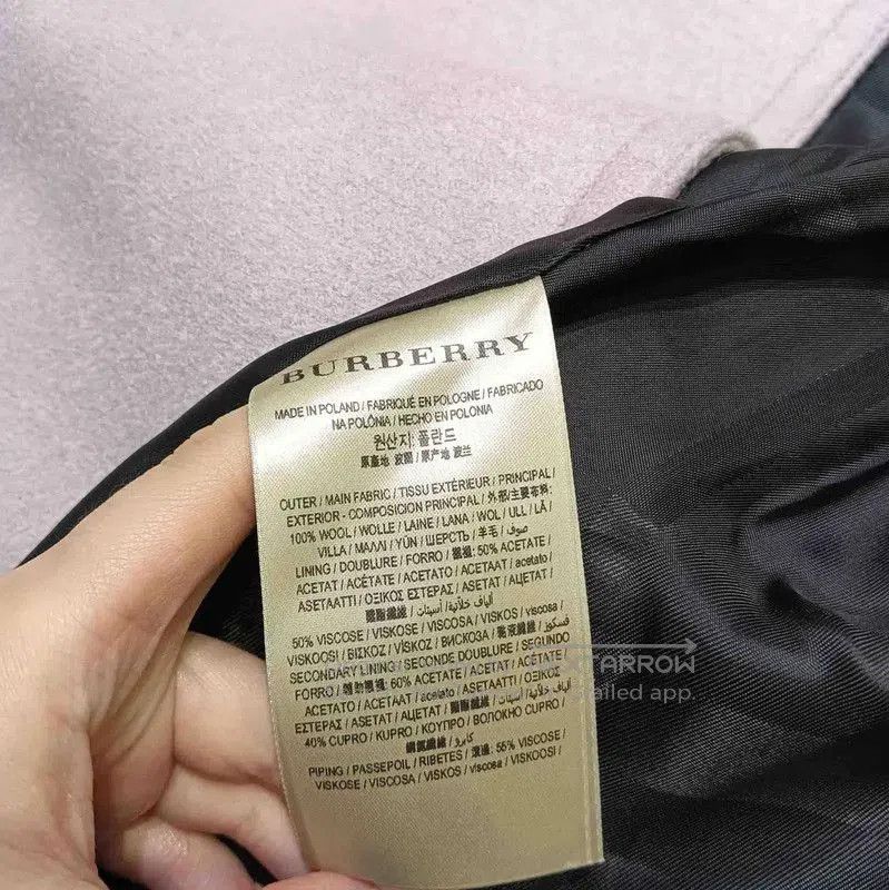 Burberry Burberry Women's Winter Light Purple Wool Coat. Size S / US 4 / IT 40 - 7 Thumbnail