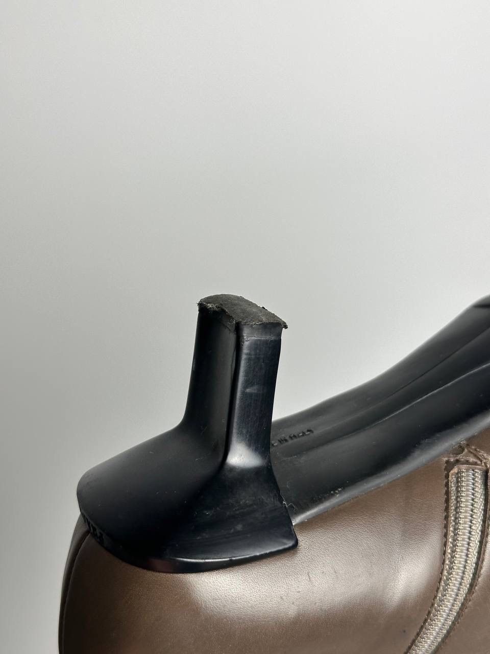 Prada ICON Prada Leather Womens Brown Square Toe Boot Old money Size US 9.5 / IT 39.5 - 7 Thumbnail