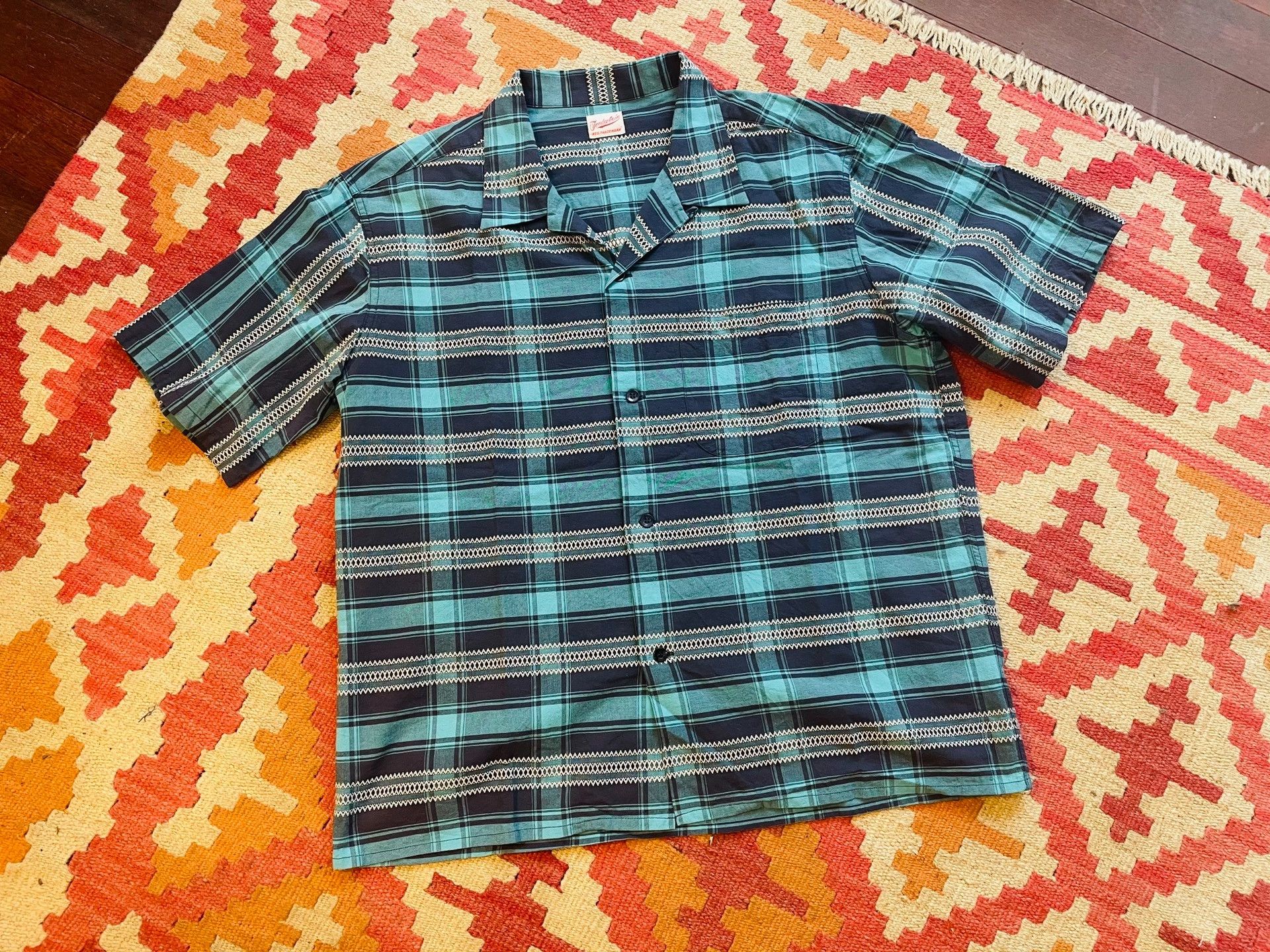 Tenderloin Tenderloin Border Series Short-Sleeve Shirt Size US XL / EU 56 / 4 - 1 Thumbnail