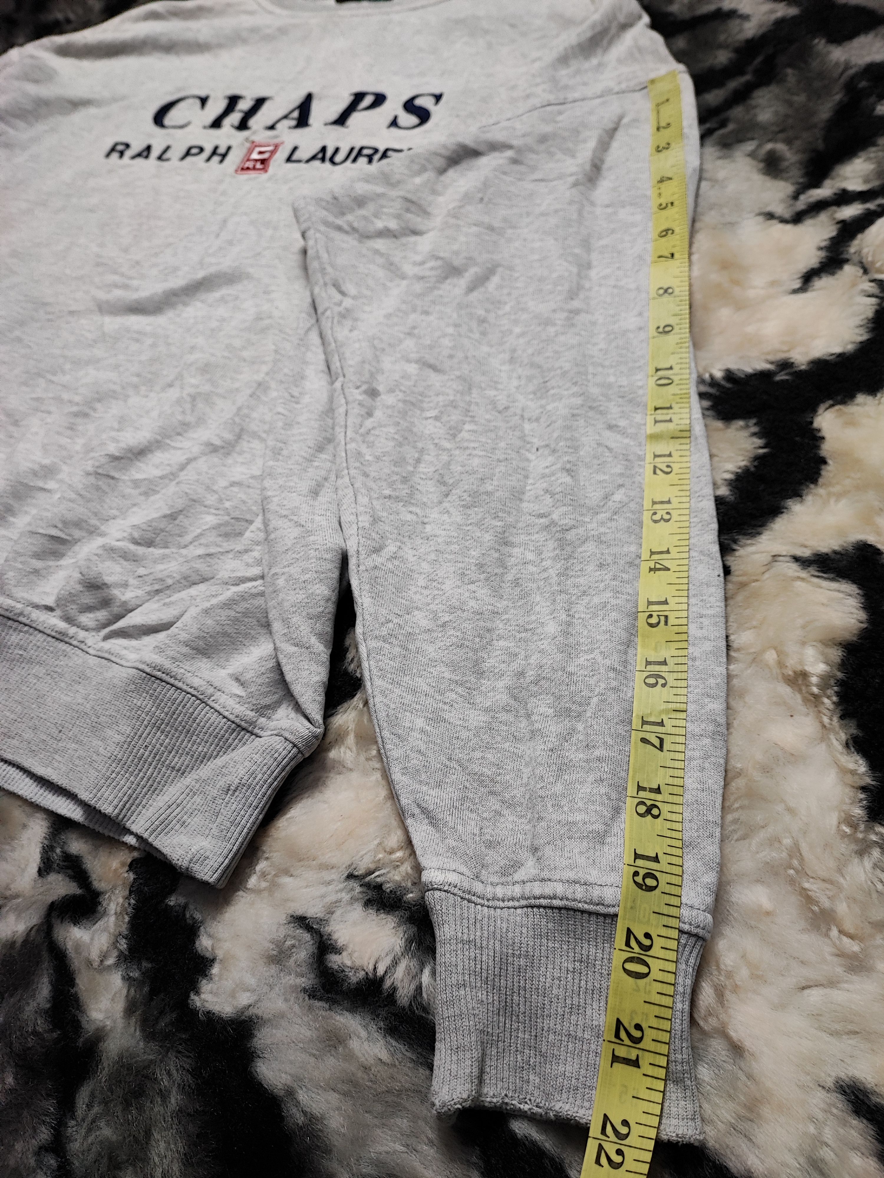 Chaps Ralph Lauren Vintage Chaps Ralph Lauren Big Flag Logo Sweatshirt Size US M / EU 48-50 / 2 - 6 Thumbnail