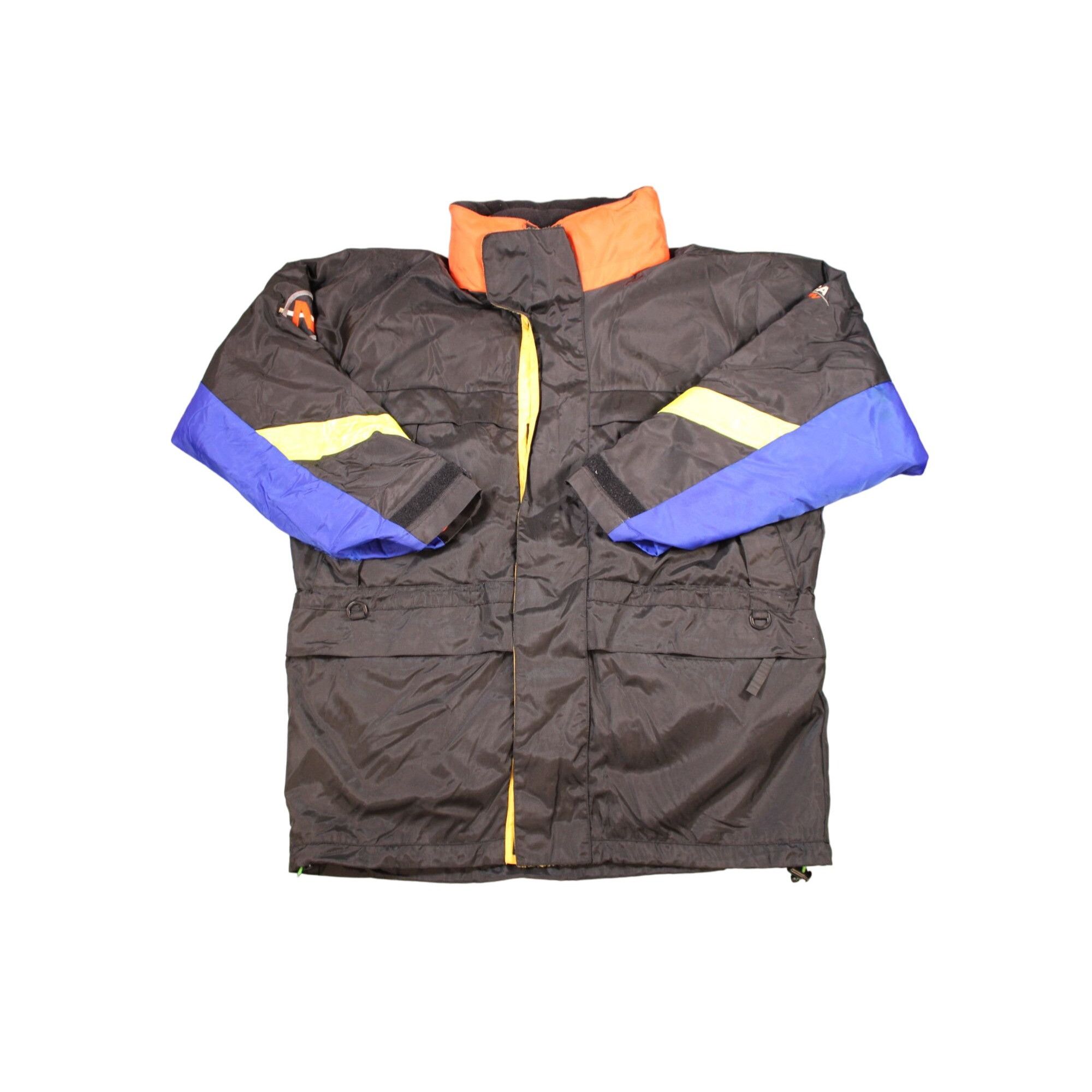 2000'S ~ Nautica padded puffer jacket, men's size M Nylon black type Vintage Second Hand