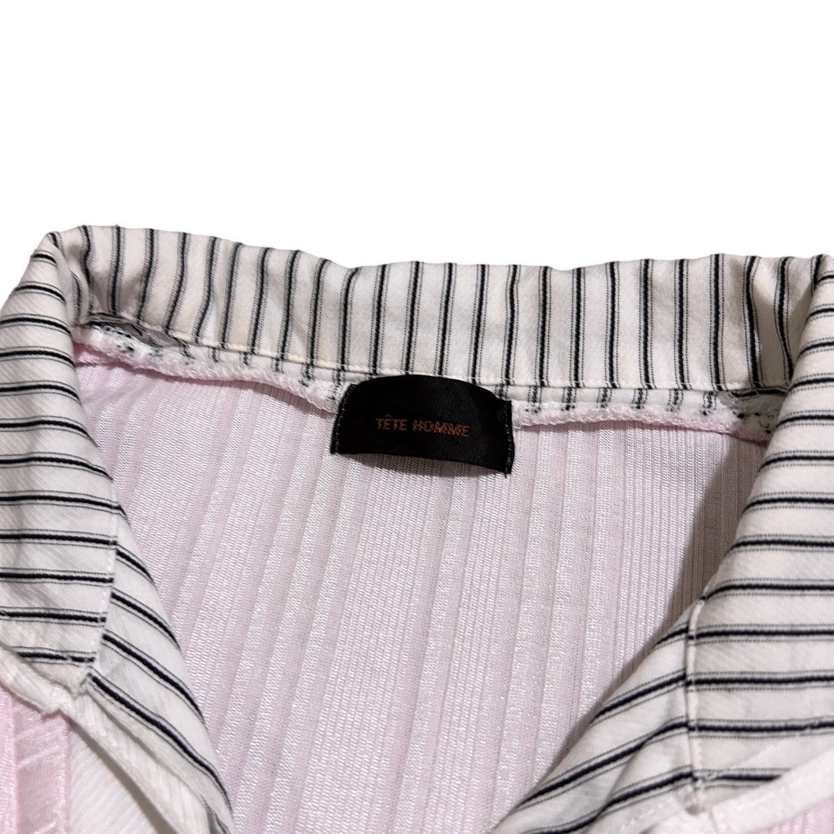 Issey Miyake × Japanese Brand × Tete Homme 1990s Tete Homme - Pink Top Size US M / EU 48-50 / 2 - 6 Thumbnail