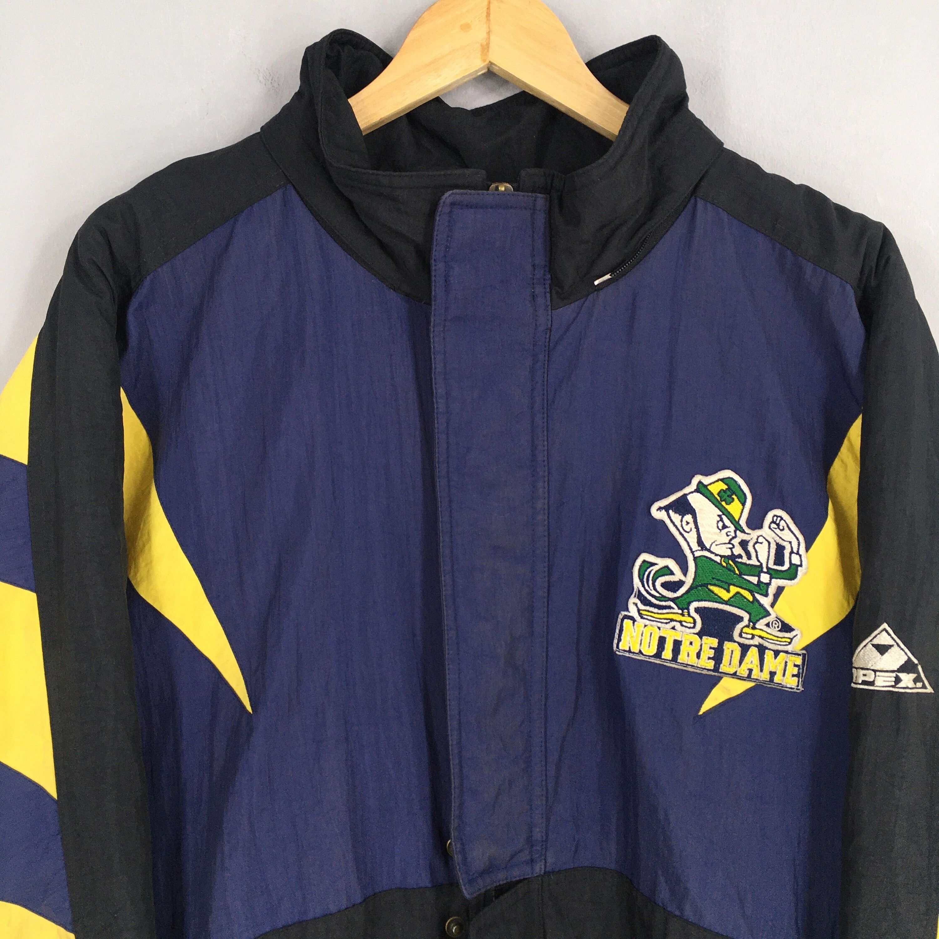 Apex One Vintage 90's Notre Dame Fighting Irish ND Ncaa Jacket XL Size US XL / EU 56 / 4 - 2 Thumbnail