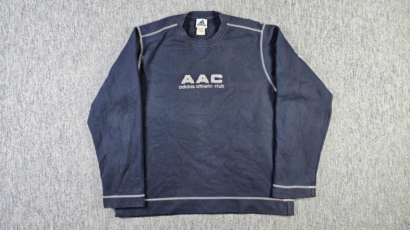 Adidas Adidas AAC Athletic Club Y2K Fleece Crewneck Blue Men L 2001 Size US L / EU 52-54 / 3 - 2 Thumbnail