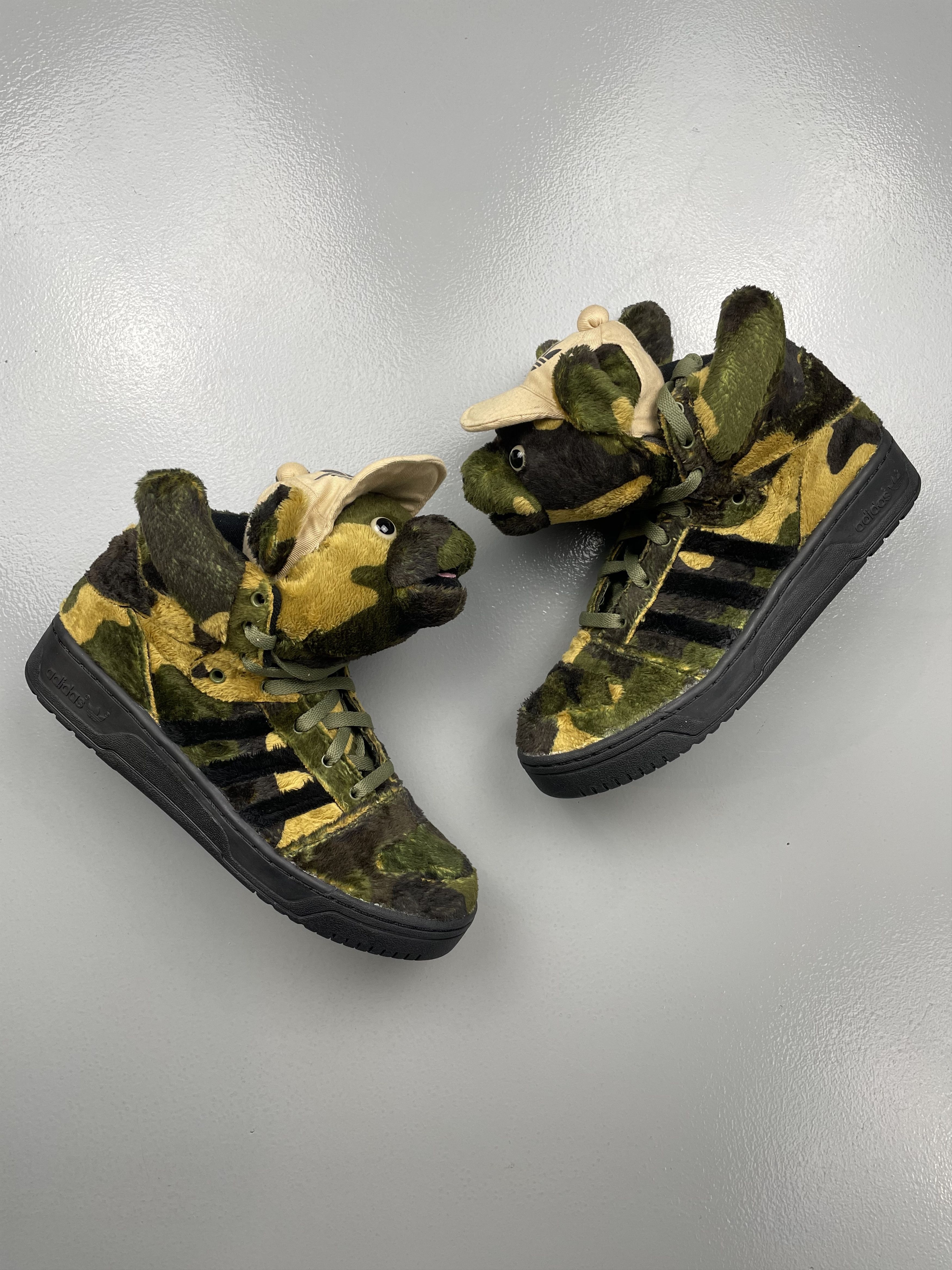 Adidas × Jeremy Scott adidas Originals by Jeremy Scott S/S 2013 JS Camo Bear Size US 7.5 / EU 40-41 - 2 Thumbnail
