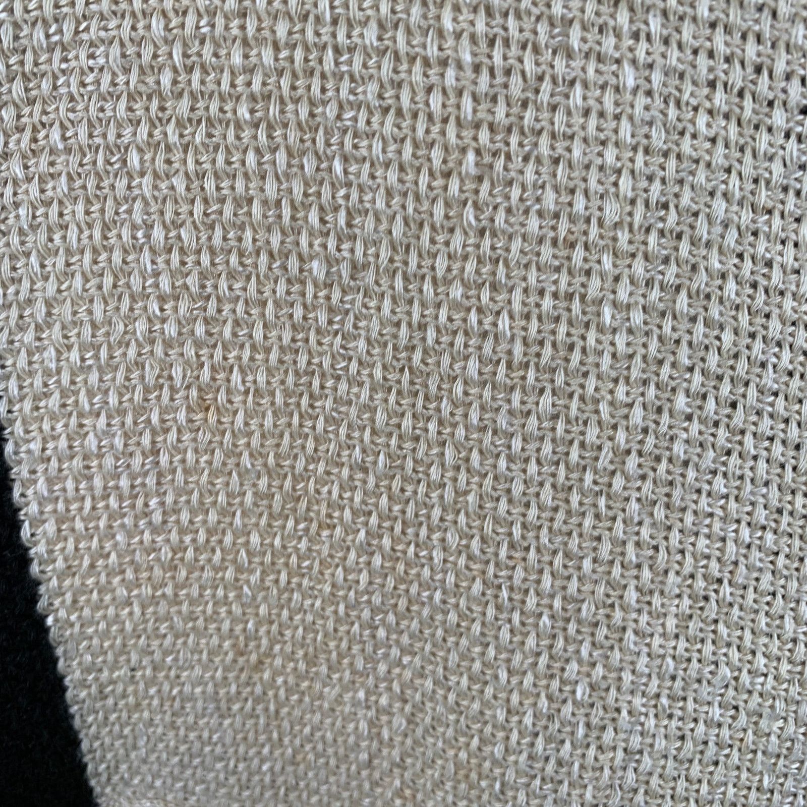 Ralph Lauren Size M/L Black Beige Linen Silk Color Block Cardigan Size M / US 6-8 / IT 42-44 - 5 Thumbnail