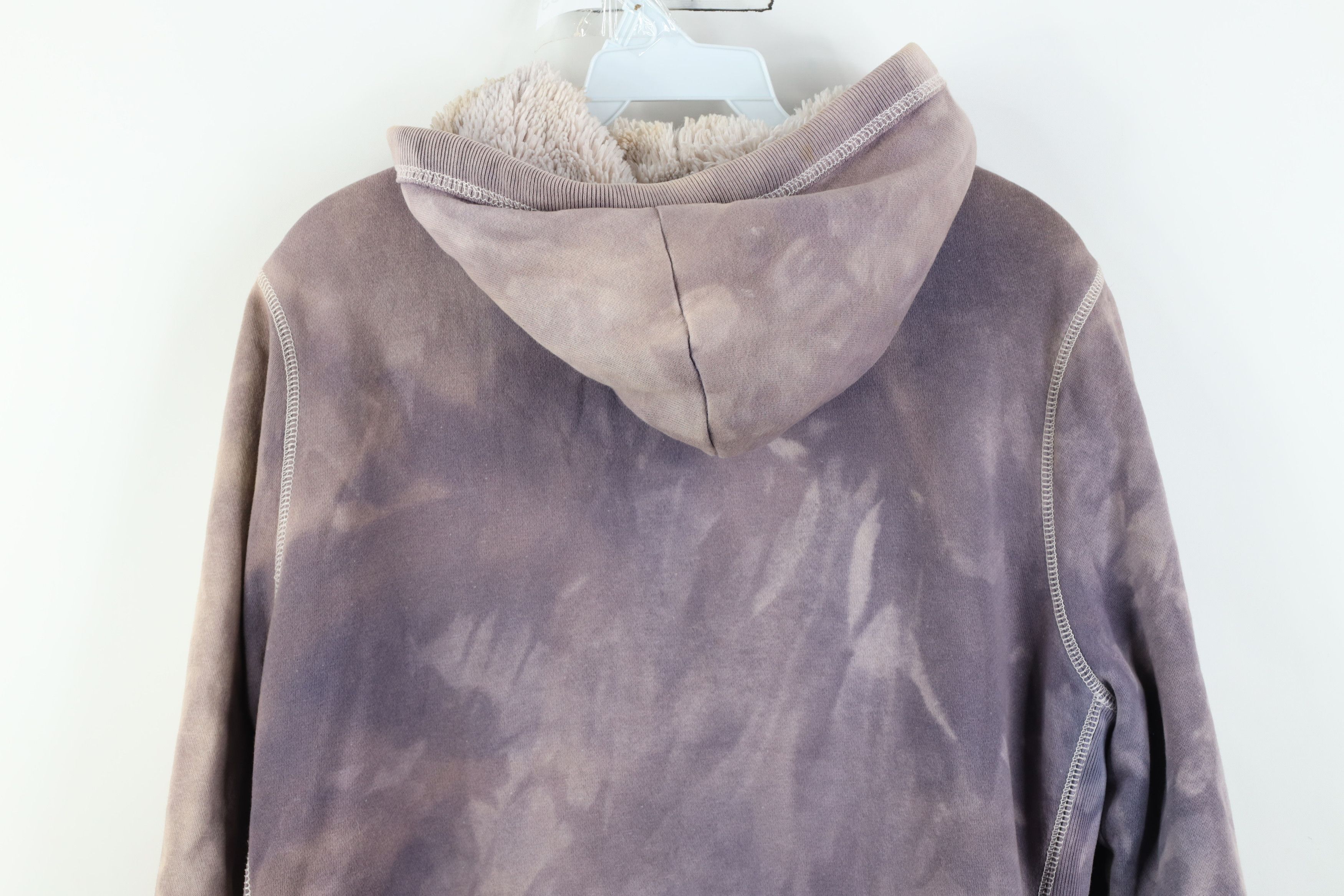 Aeropostale Vintage Y2K Aeropostale Fur Fleece Lined Babydoll Zip Hoodie Size XL / US 12-14 / IT 48-50 - 15 Thumbnail