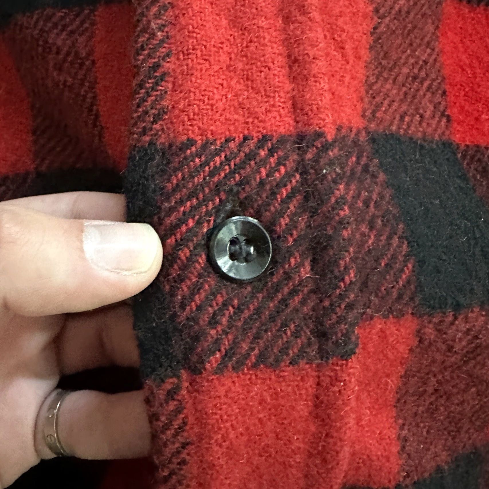 Vintage VINTAGE Pennys Towncraft Red Black Plaid Flannel Shirt Sz M Checker 60s 70s Size US M / EU 48-50 / 2 - 5 Thumbnail