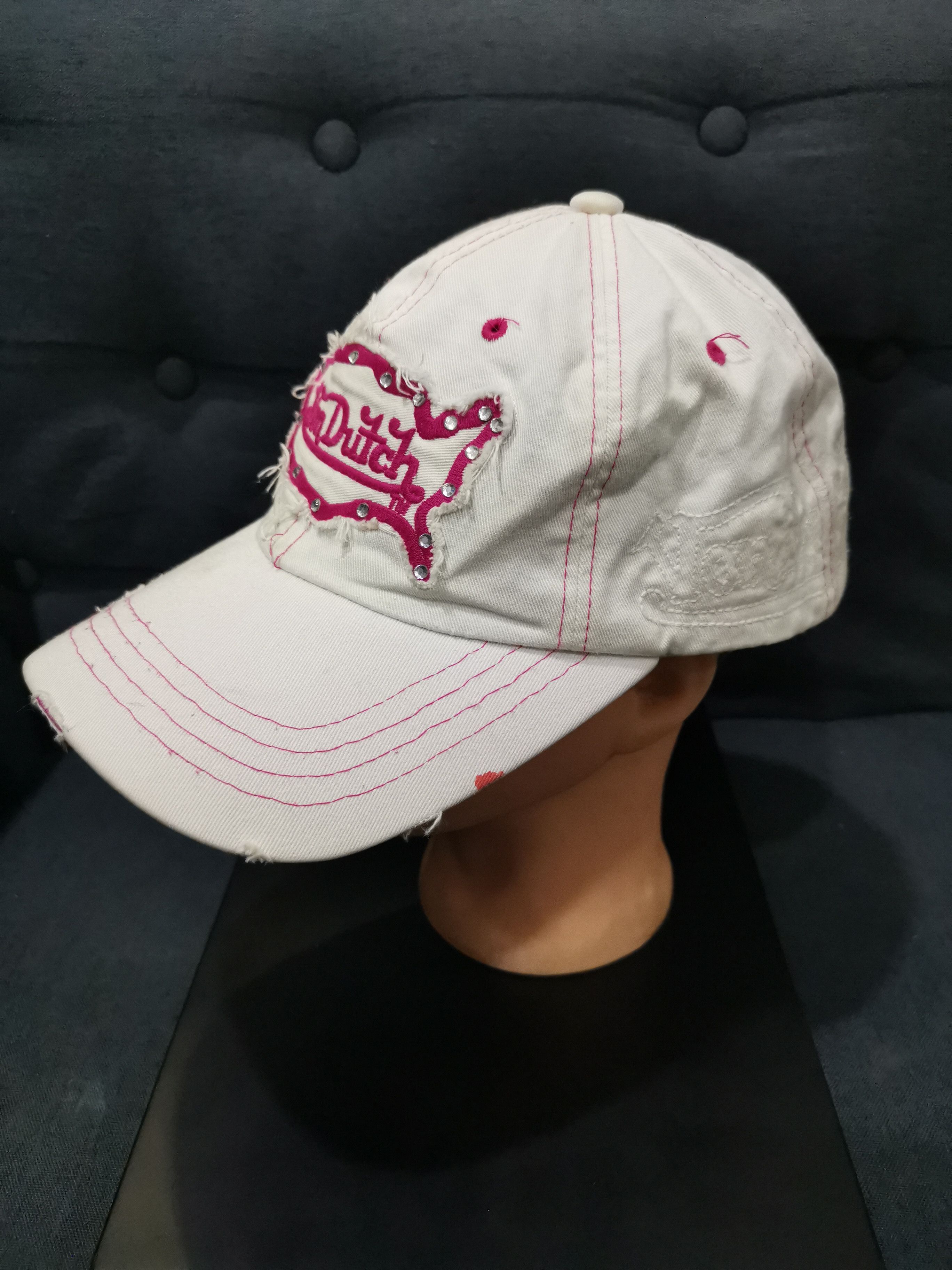 Vintage × Von Dutch Vintage Von Dutch Hats Distressed Design - Embroidery Size ONE SIZE - 2 Thumbnail